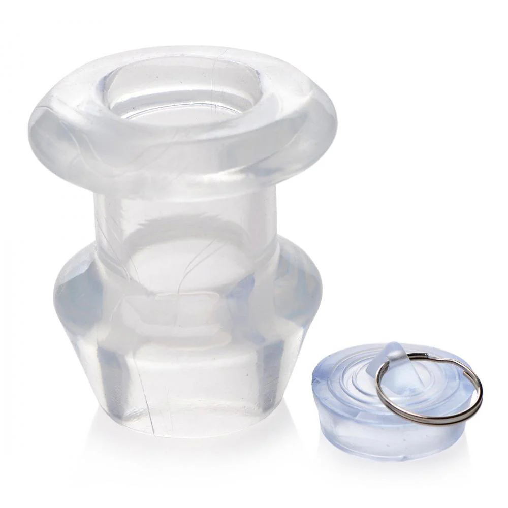 Ass Bung Clear Hollow Anal Dilator with Plug - Image 5