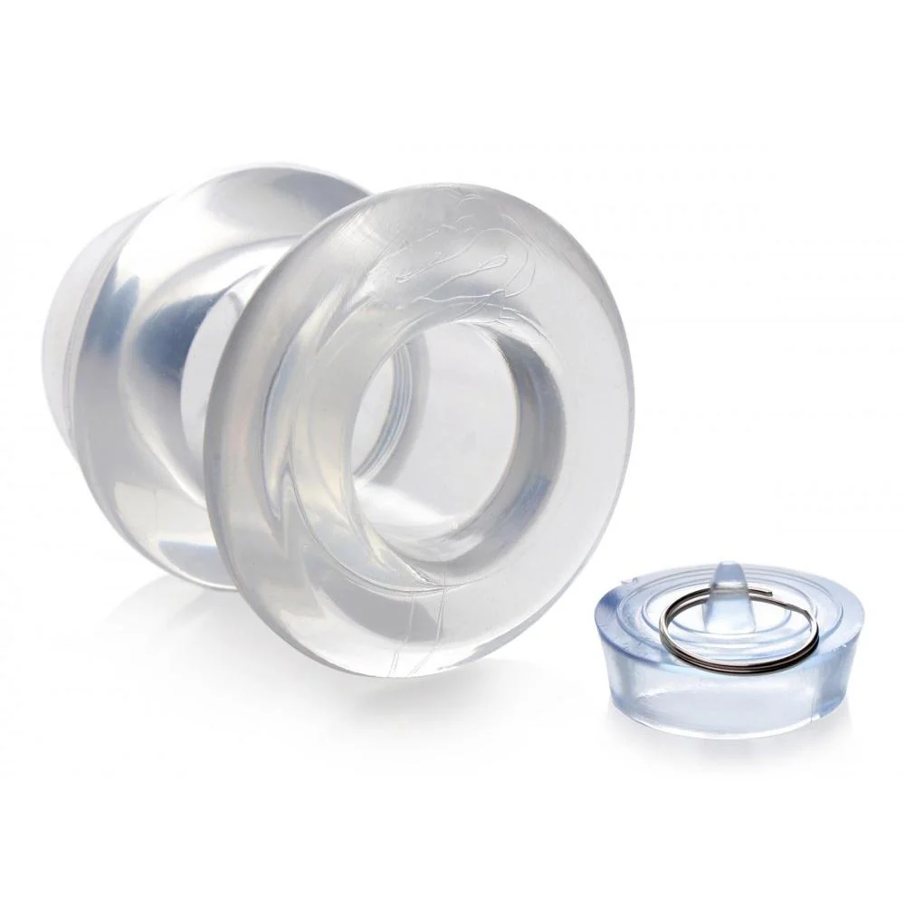 Ass Bung Clear Hollow Anal Dilator with Plug - Image 7