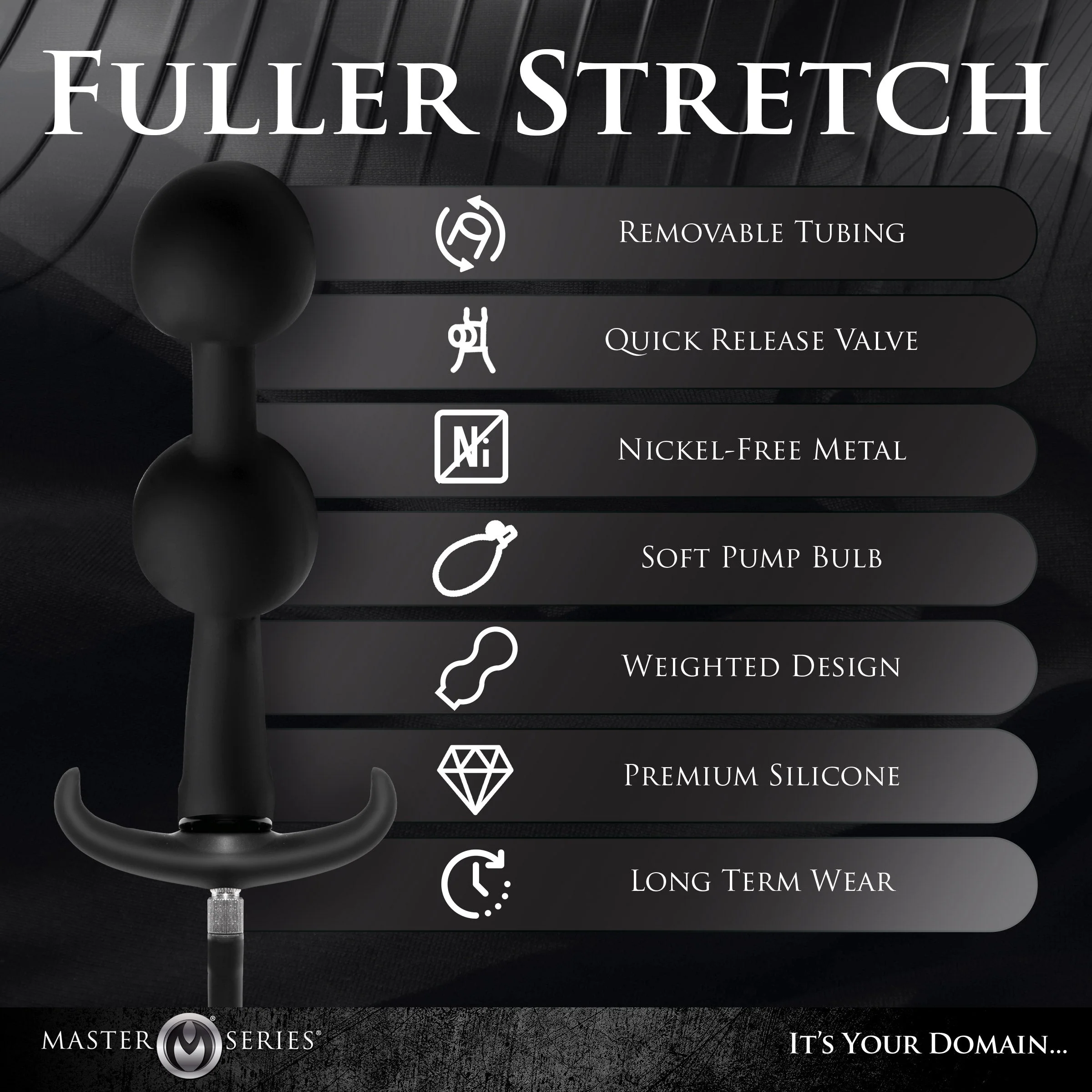 Ass Rattler Weighted Inflatable Silicone Anal Plug - Image 4
