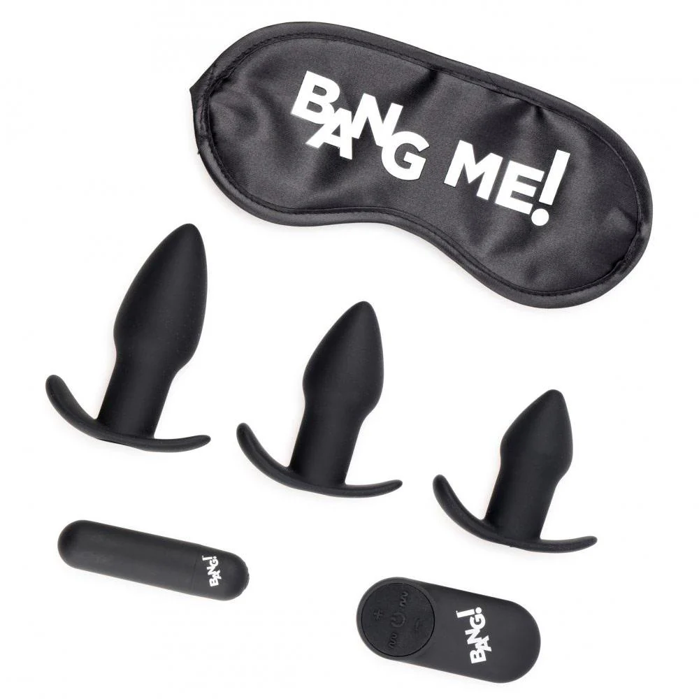 Backdoor Adventure Remote Control 3 Piece Butt Plug Vibe Kit - Image 2