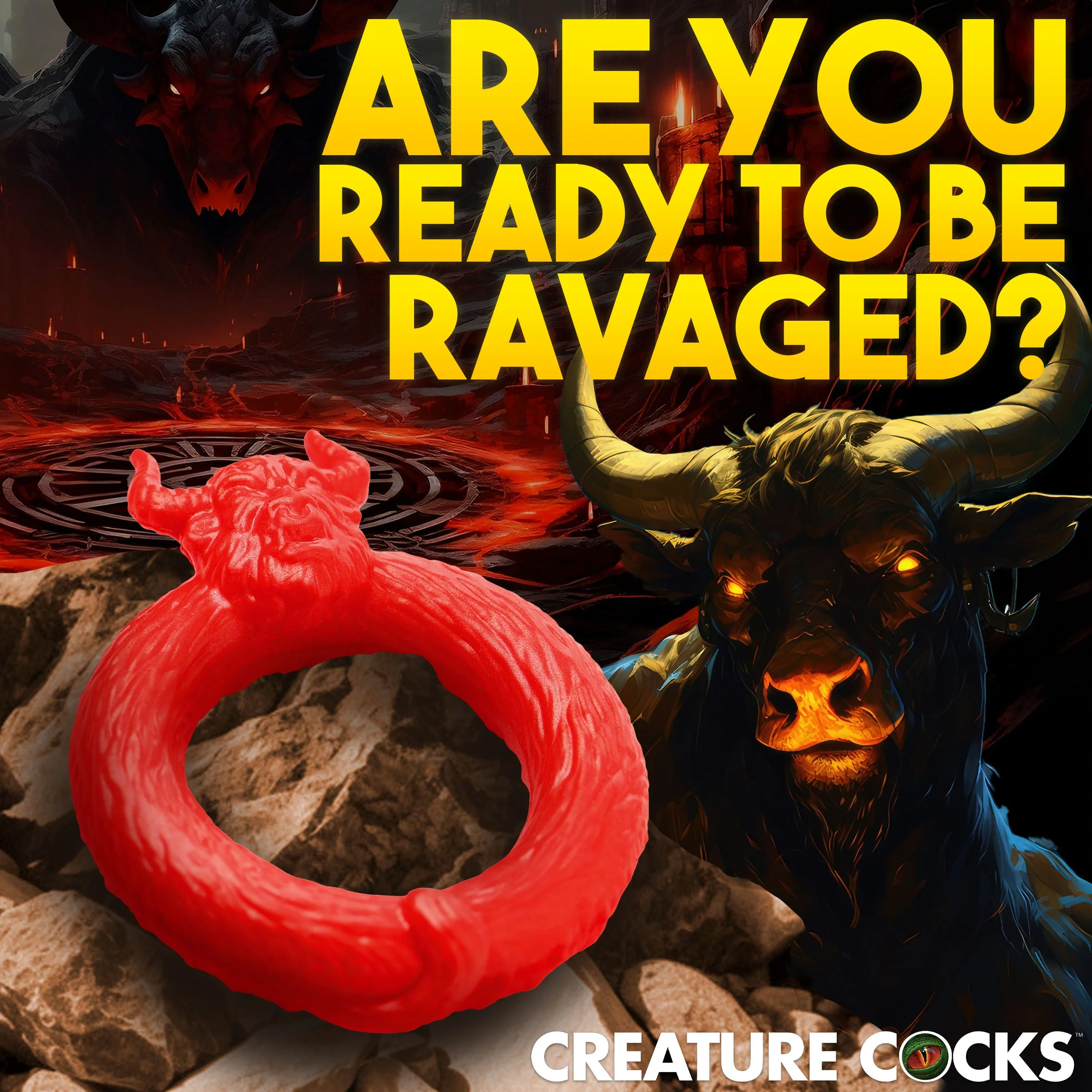 Beast Mode Silicone Cock Ring - Image 3