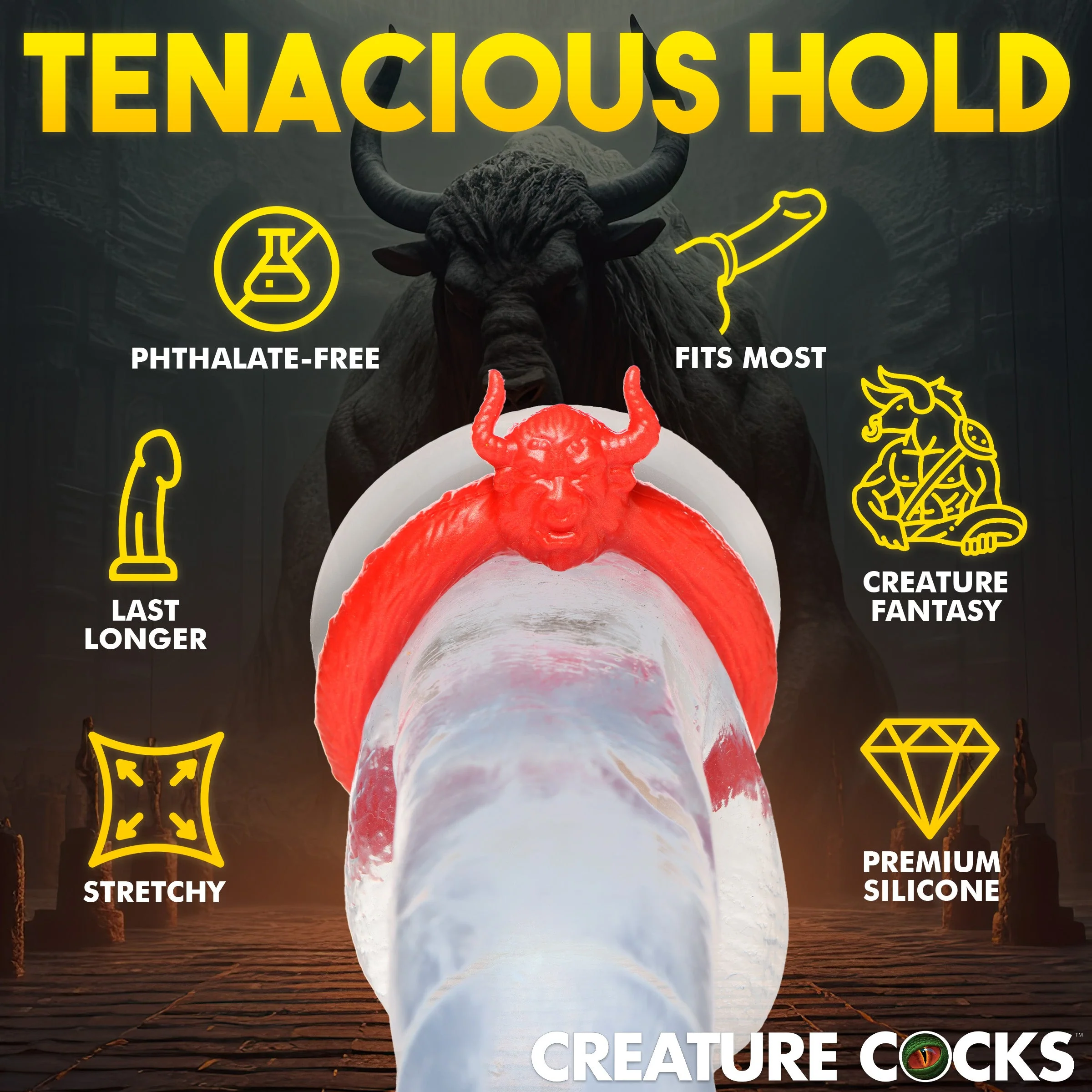 Beast Mode Silicone Cock Ring - Image 5