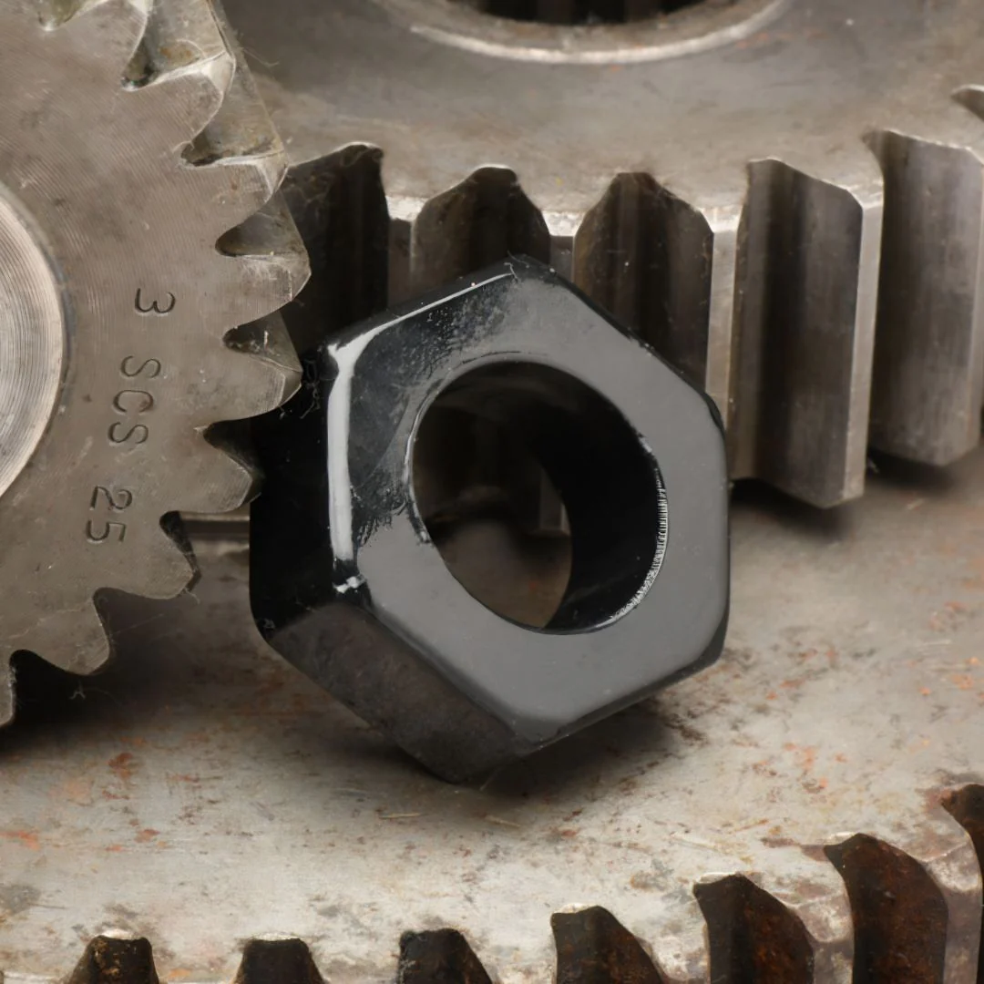 Black Hexnut Cock Ring - Image 3
