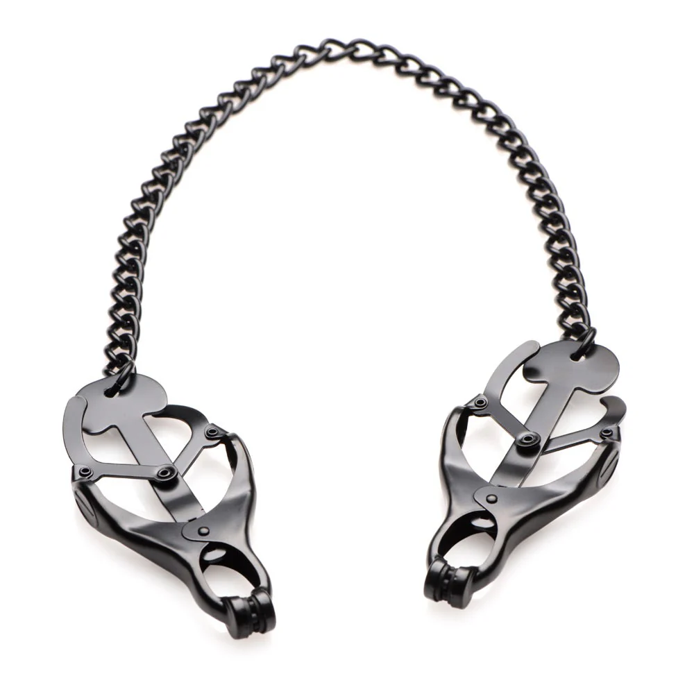 Black Japanese Nipple Clamps - Image 8