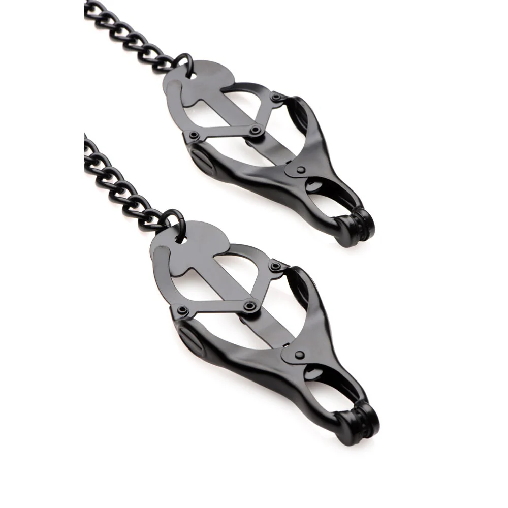 Black Japanese Nipple Clamps - Image 9
