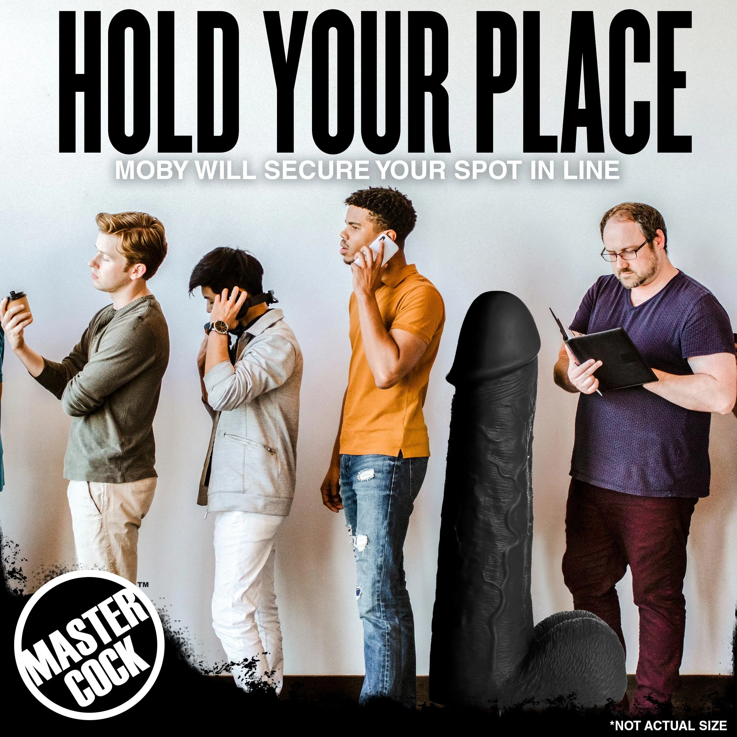 Black Moby Huge 2 Foot Tall Super Dildo - Image 11