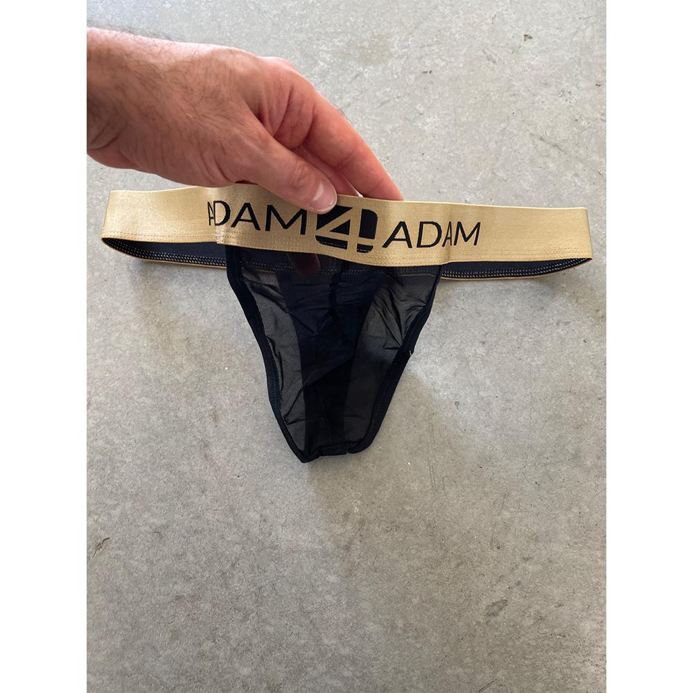 Black Sheer Adam4Adam Thong - Image 4