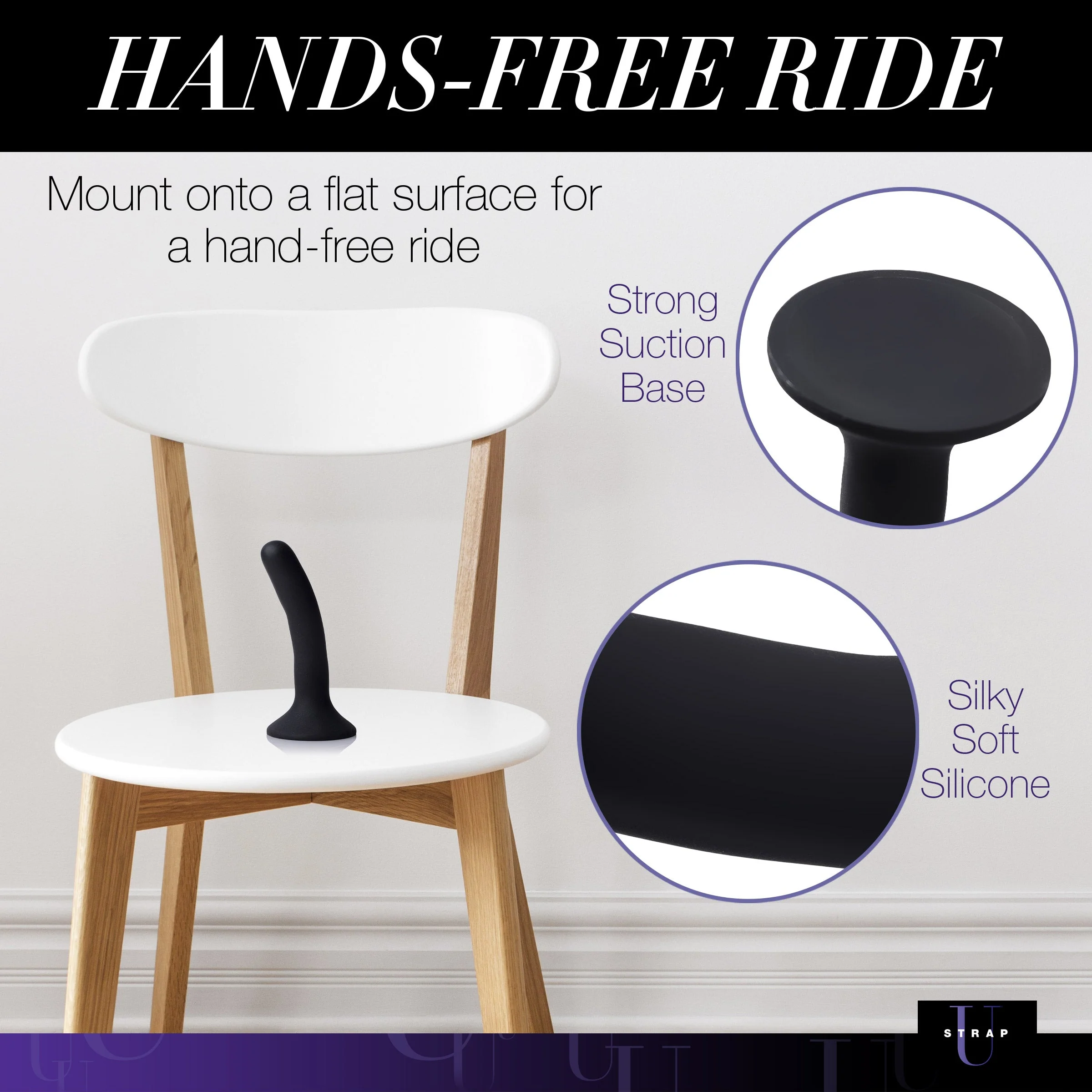 Black Silicone Dildo - Small - Image 3