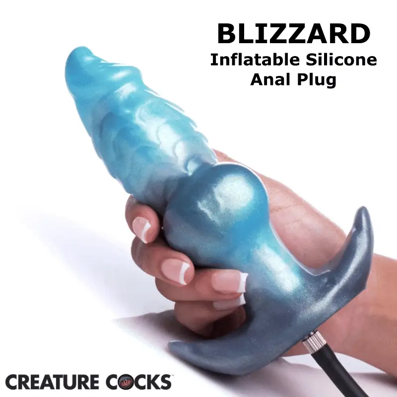 Blizzard Inflatable Silicone Anal Plug - Image 2
