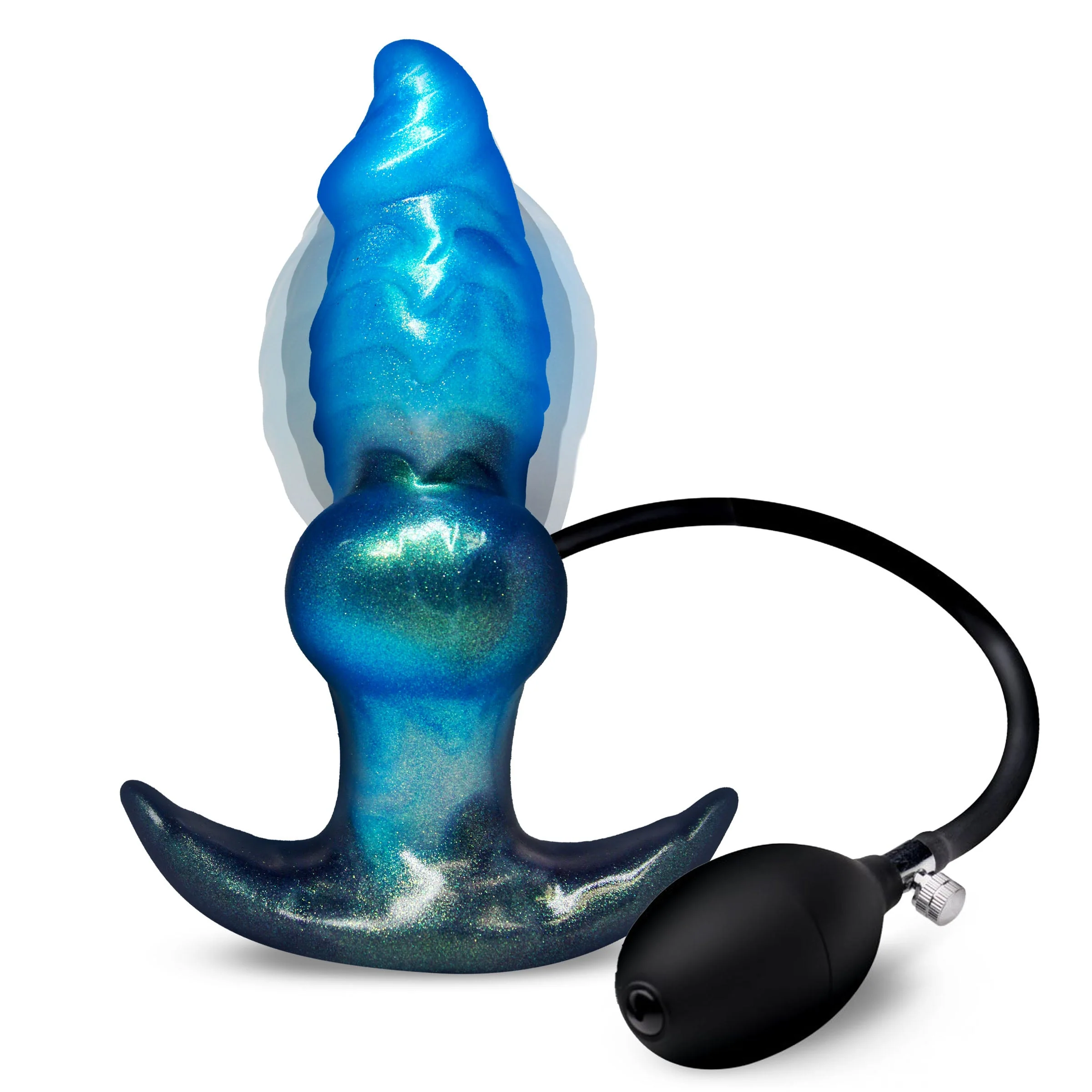 Blizzard Inflatable Silicone Anal Plug - Image 6