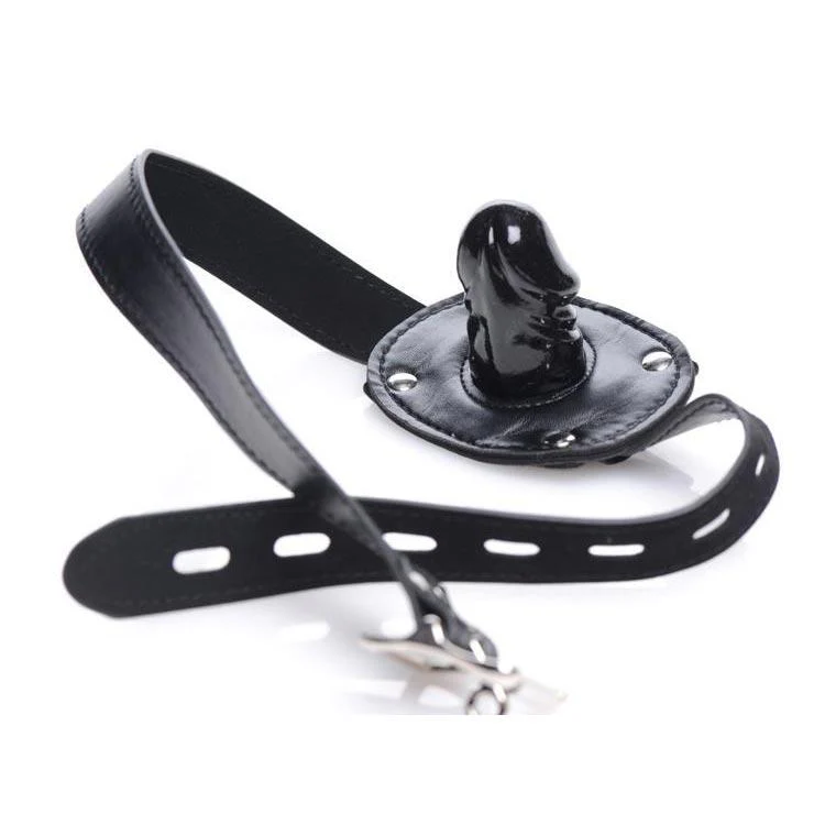 Bondage Hood with Penis Gag - Image 4