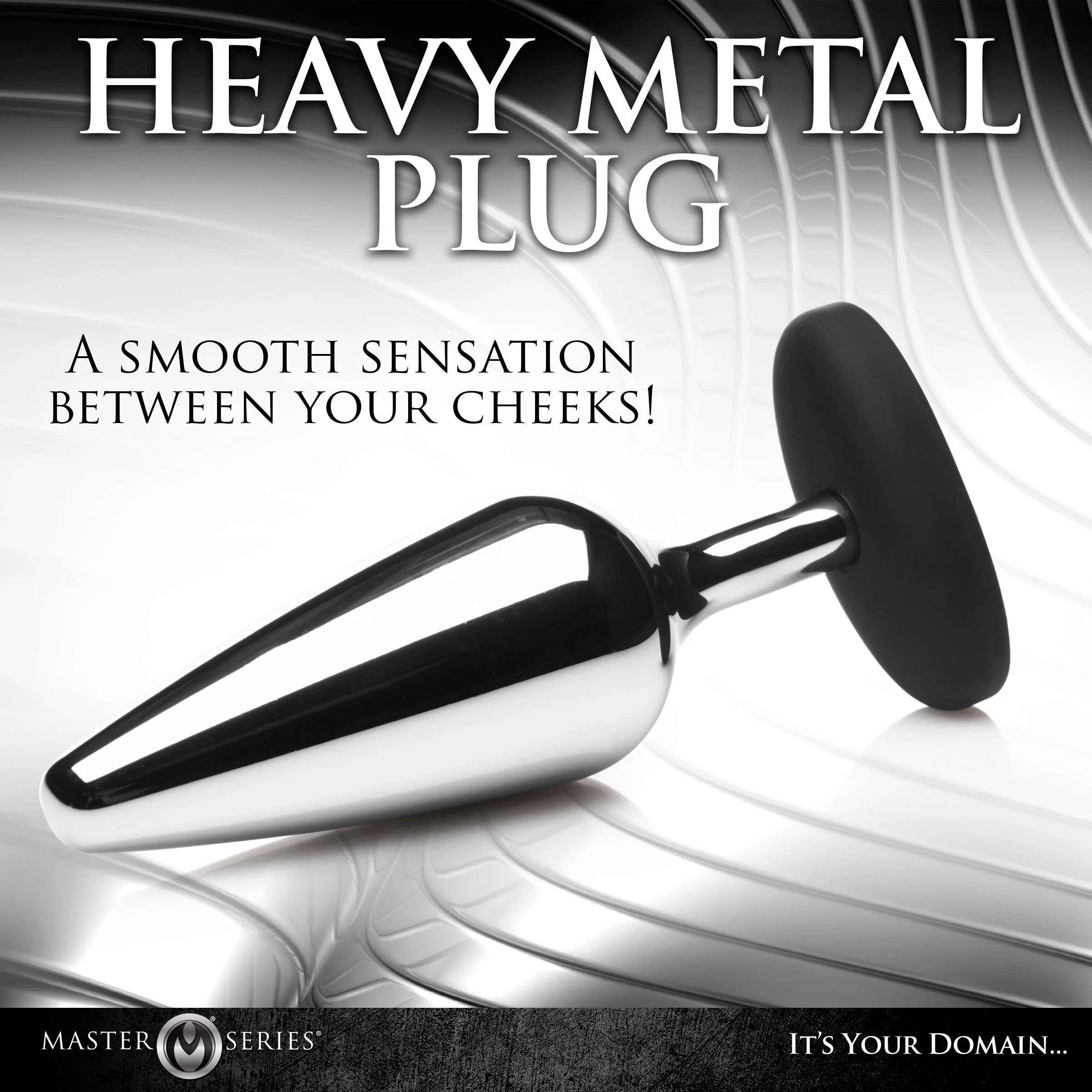 Butt Slut Metal & Silicone Butt Plug - Image 4
