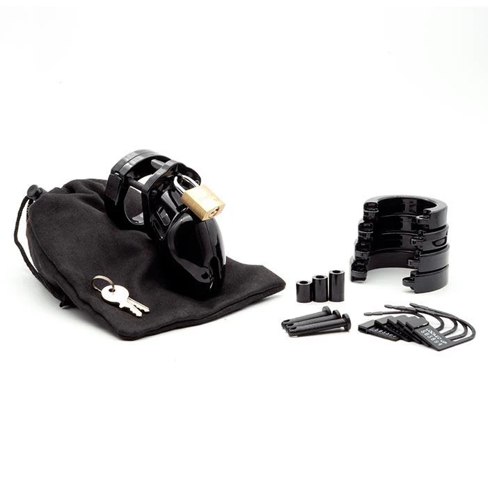 CB6000S Black Chastity Cage Kit - Image 6
