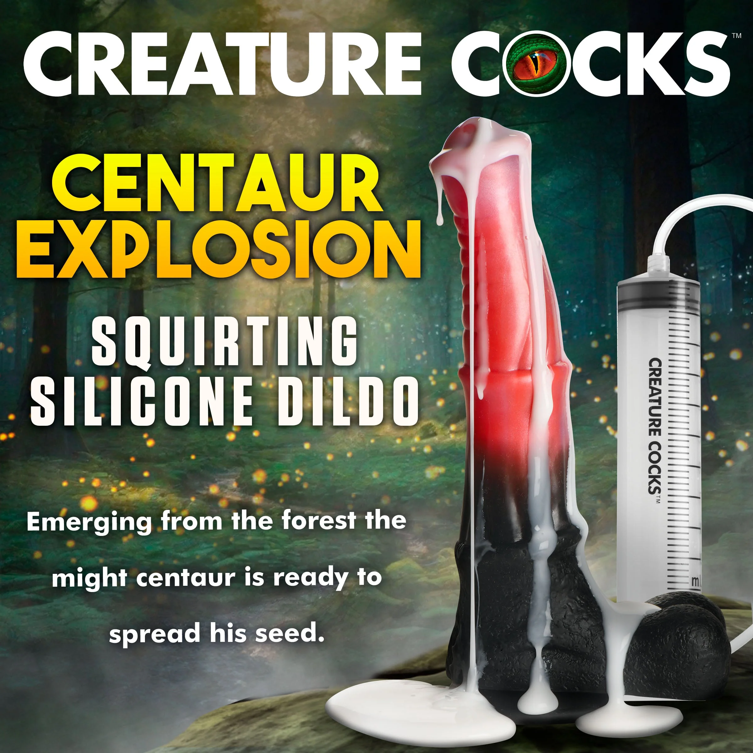 Centaur Explosion Squirting Silicone Dildo - Image 3