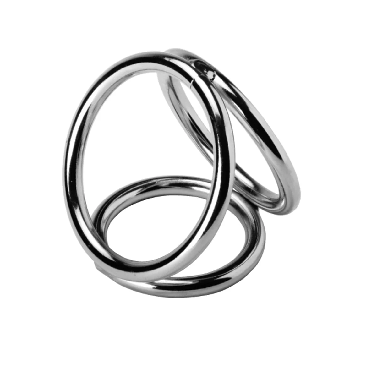 Chrome Triple Cock and Ball Ring - Image 2