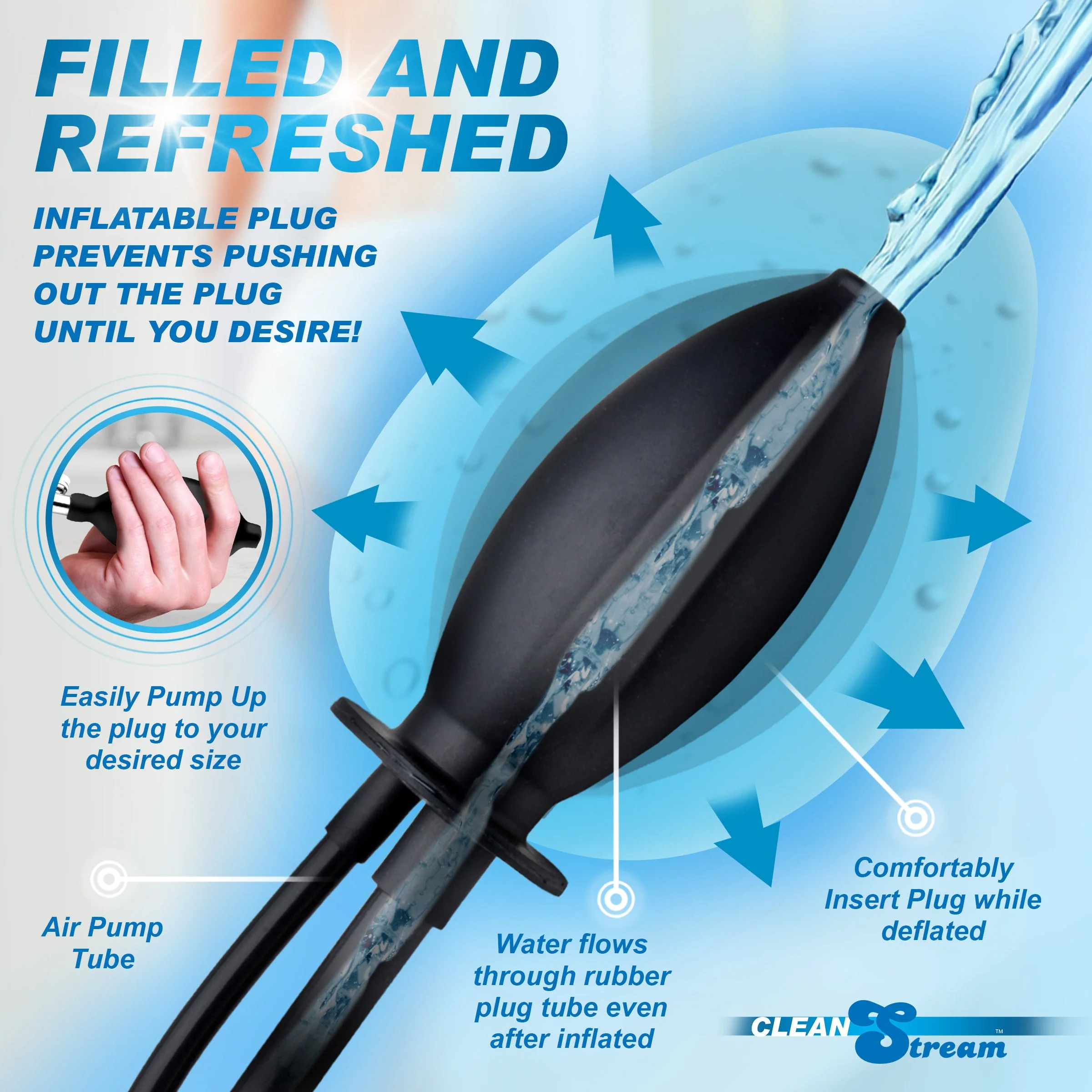 CleanStream Inflatable Enema Plug - Image 4