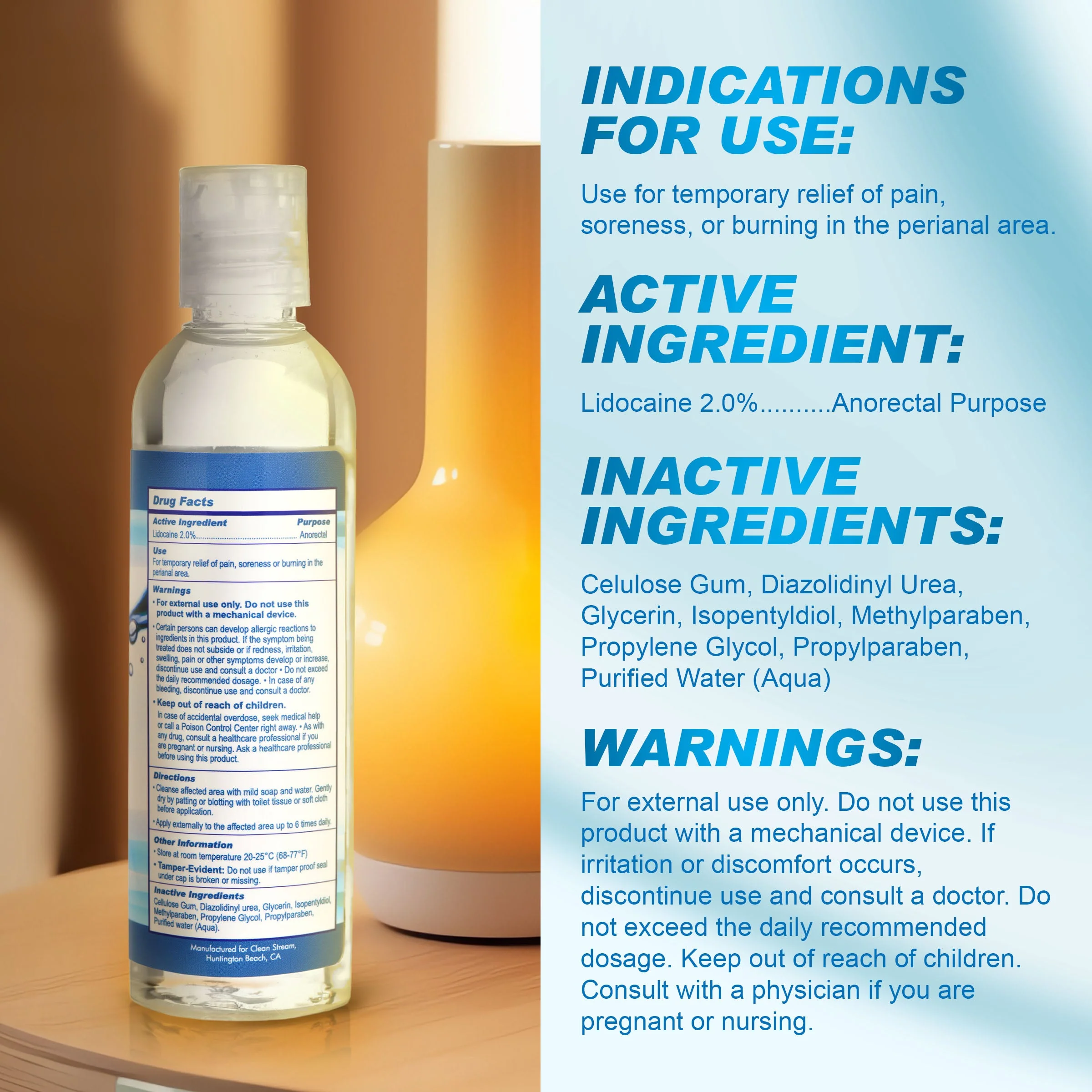 CleanStream Relax - Lightly Desensitizing Lube - Image 5