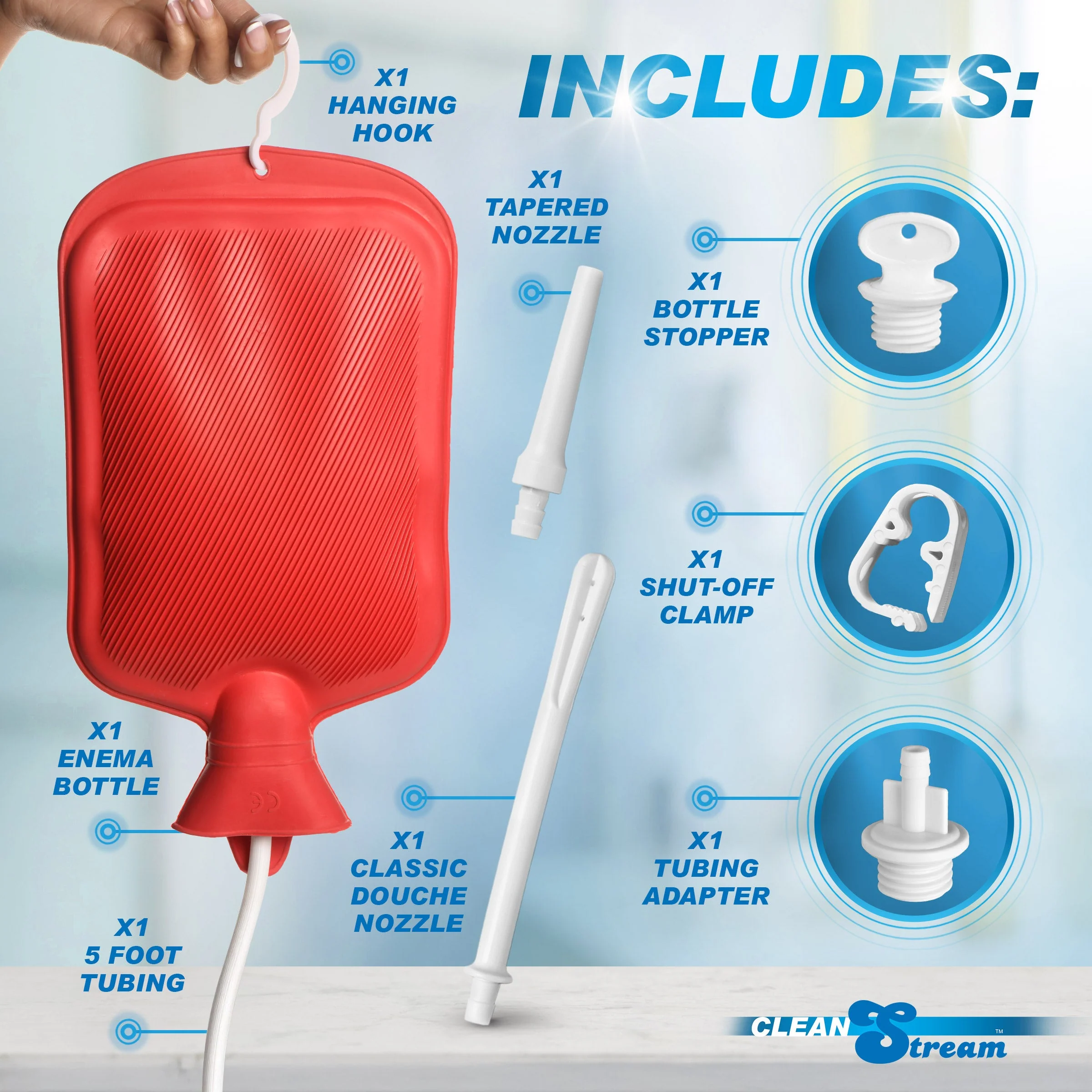 CleanStream Water Bottle Enema Kit - Image 4