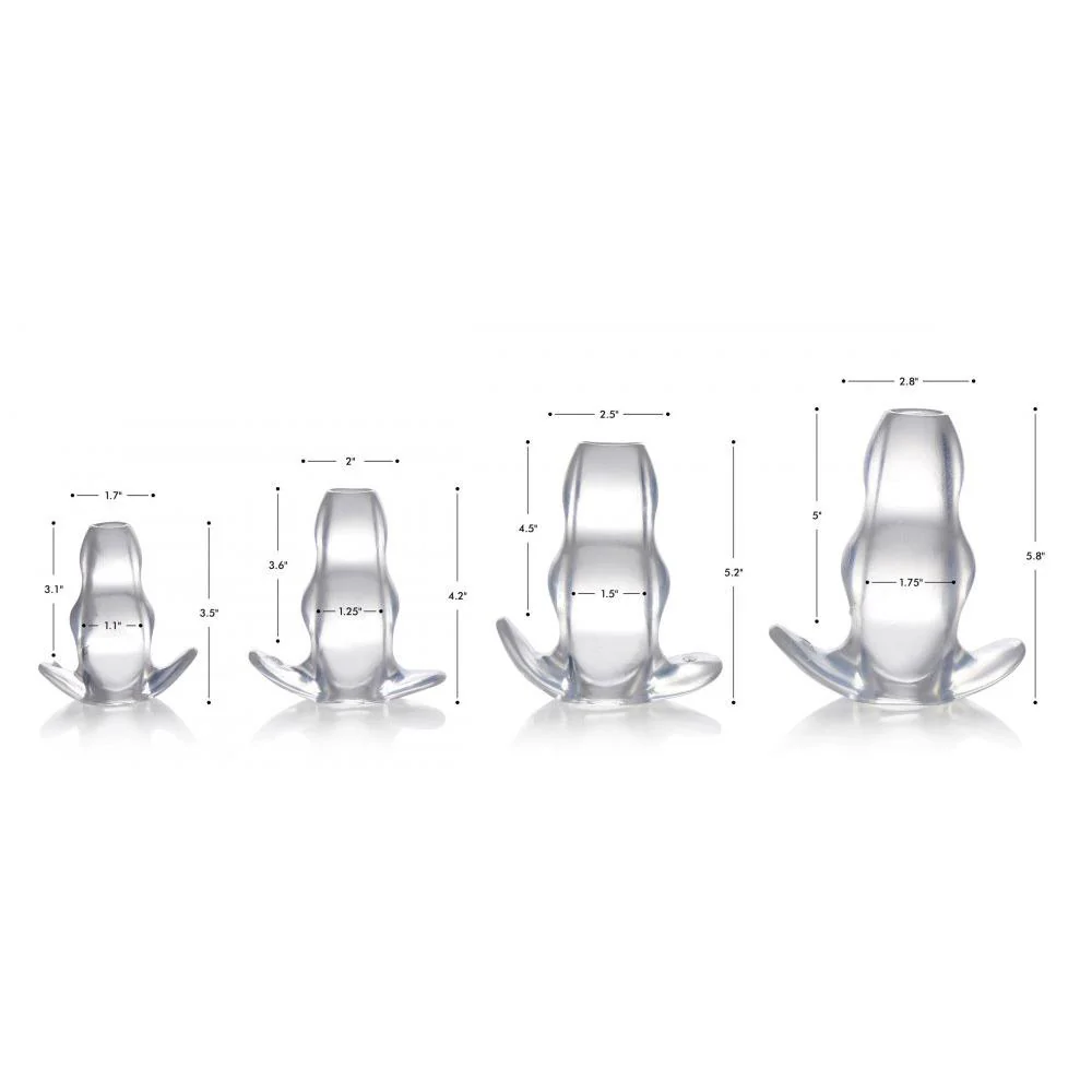 Clear View Hollow Anal Plug - Image 4