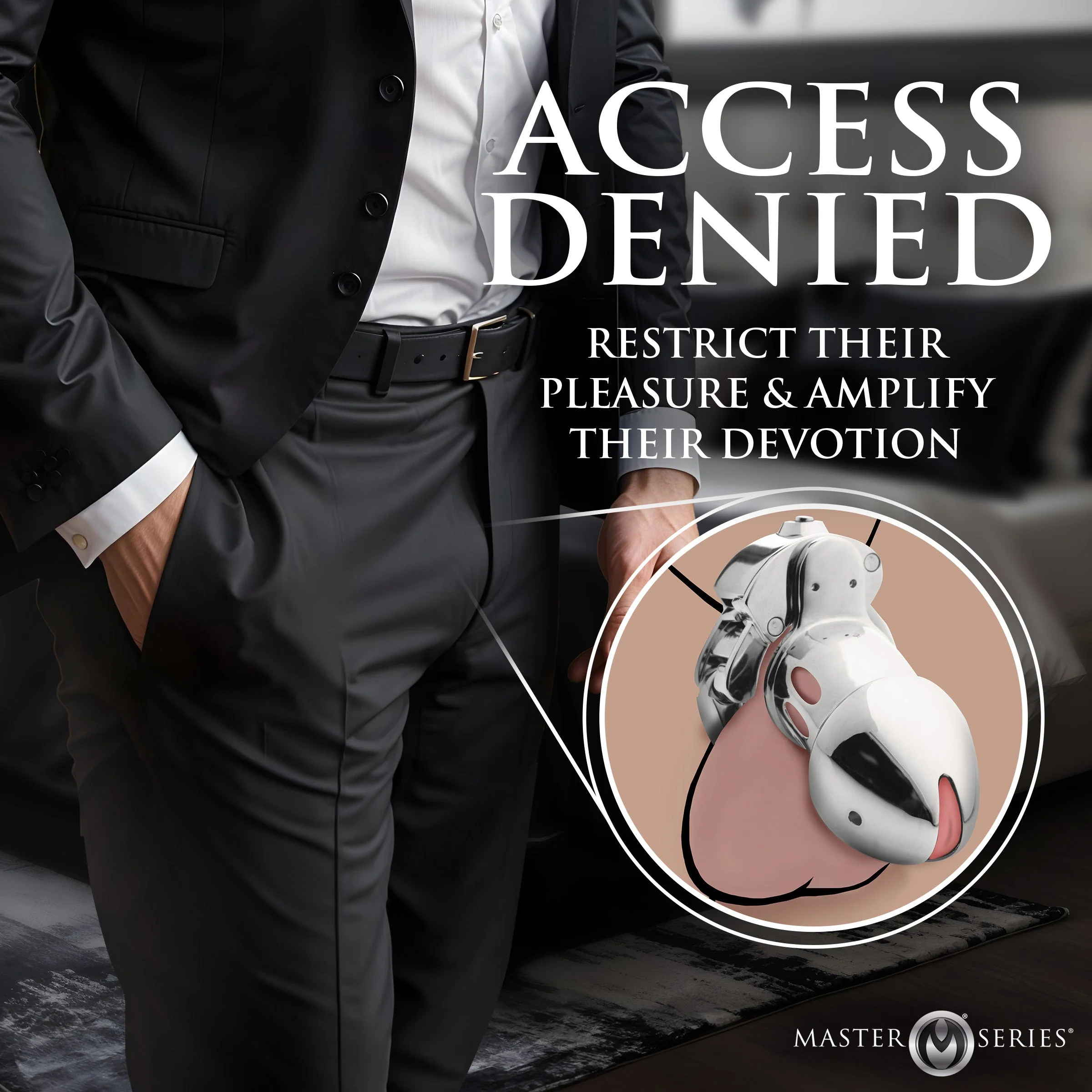 Cock Cuff Snap-On Chastity Cage - Image 4