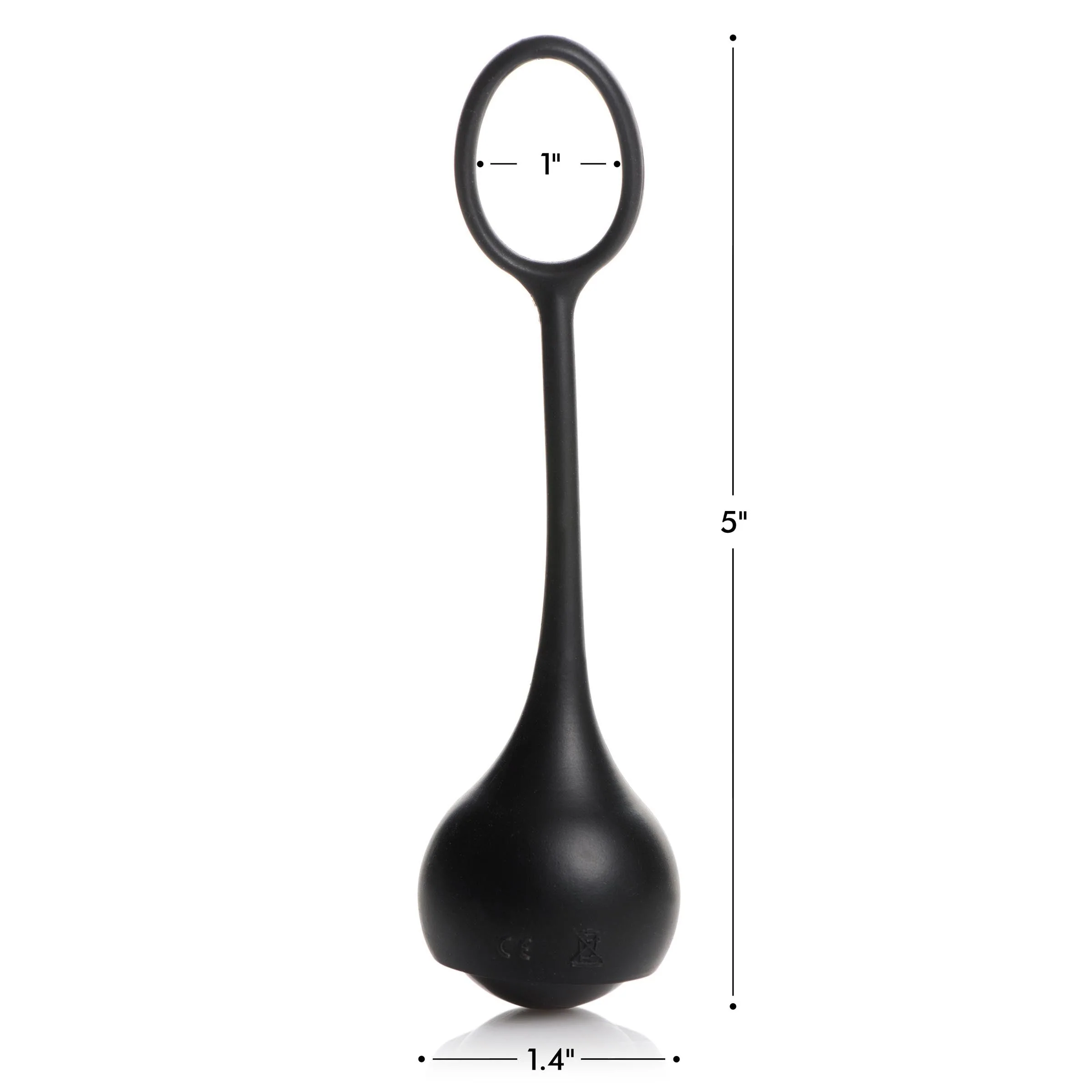 Cock Dangler Silicone Penis Strap with Weights - Image 4