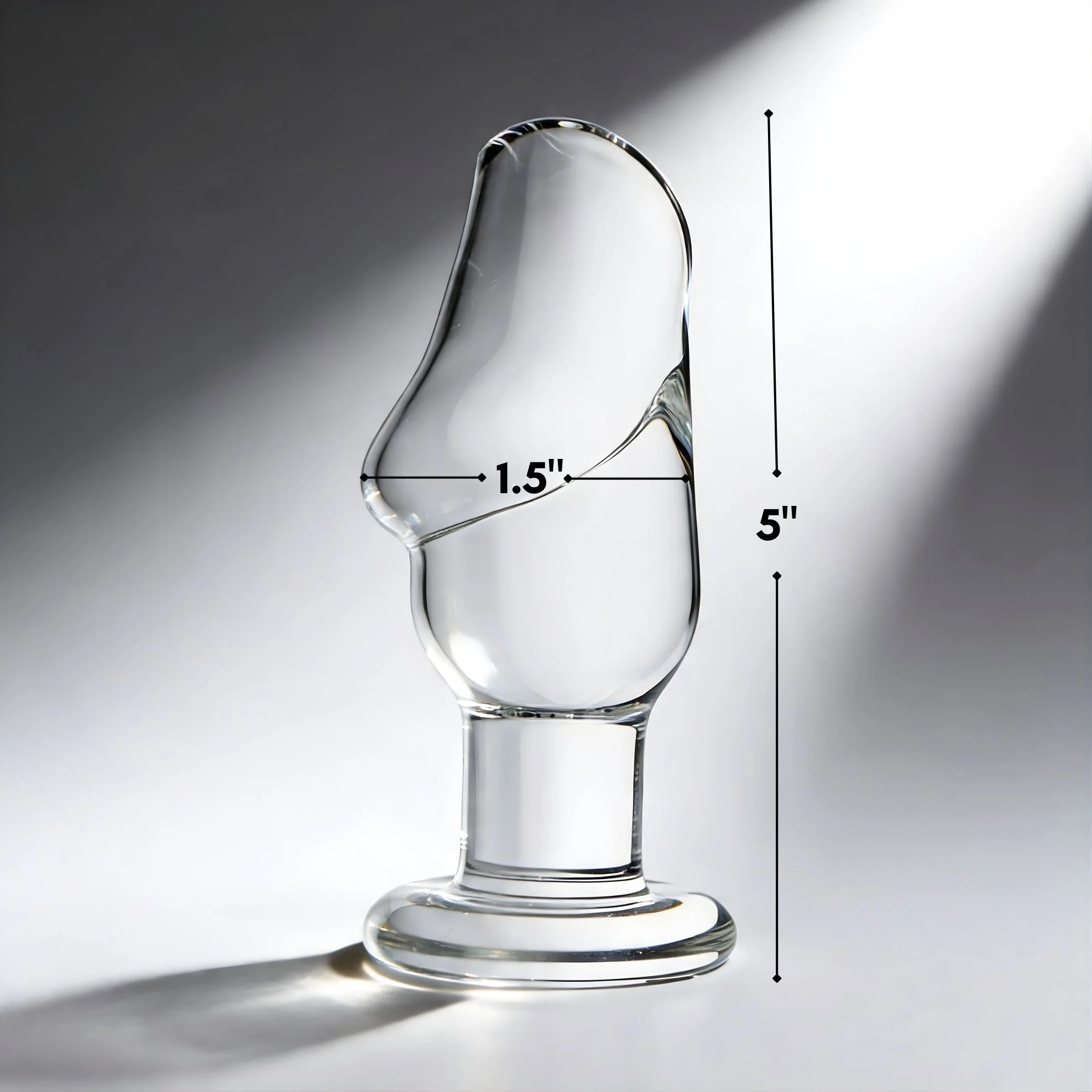 Cock Head Glass Butt Plug - Image 3