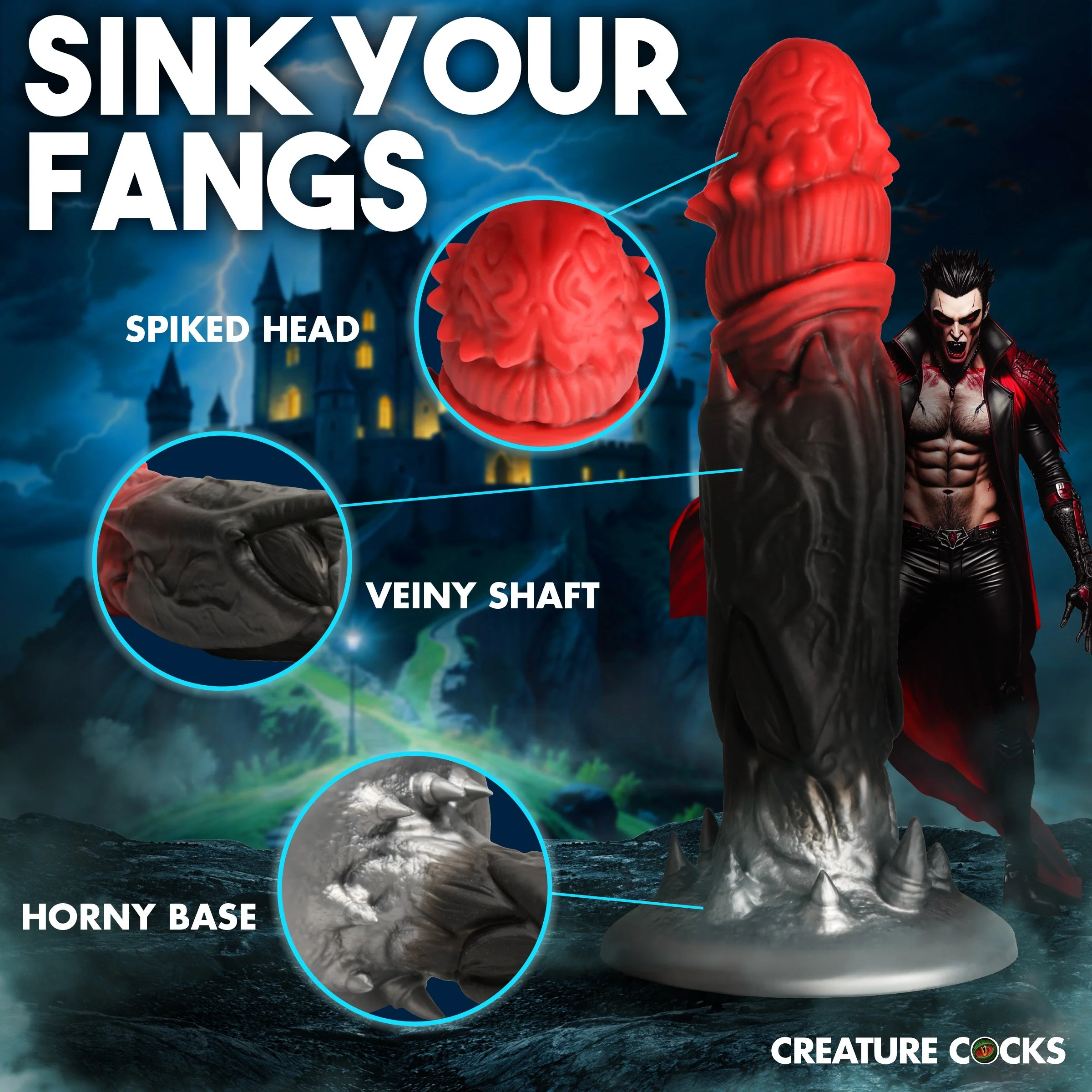 Count Cockula Silicone Dildo - Image 3