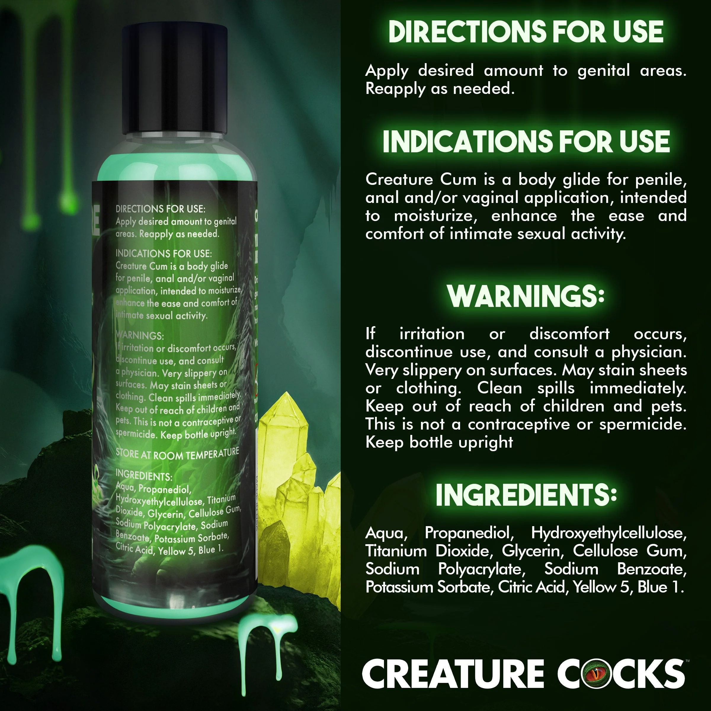 Creature Cum Green Jizz Lubricant - Image 5