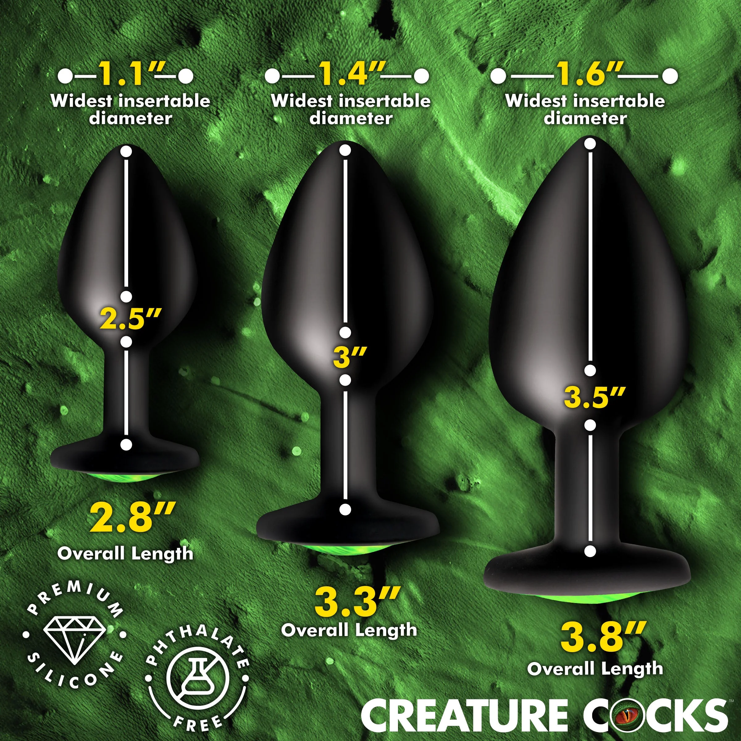 Creature Eye Silicone Butt Plug - Image 3