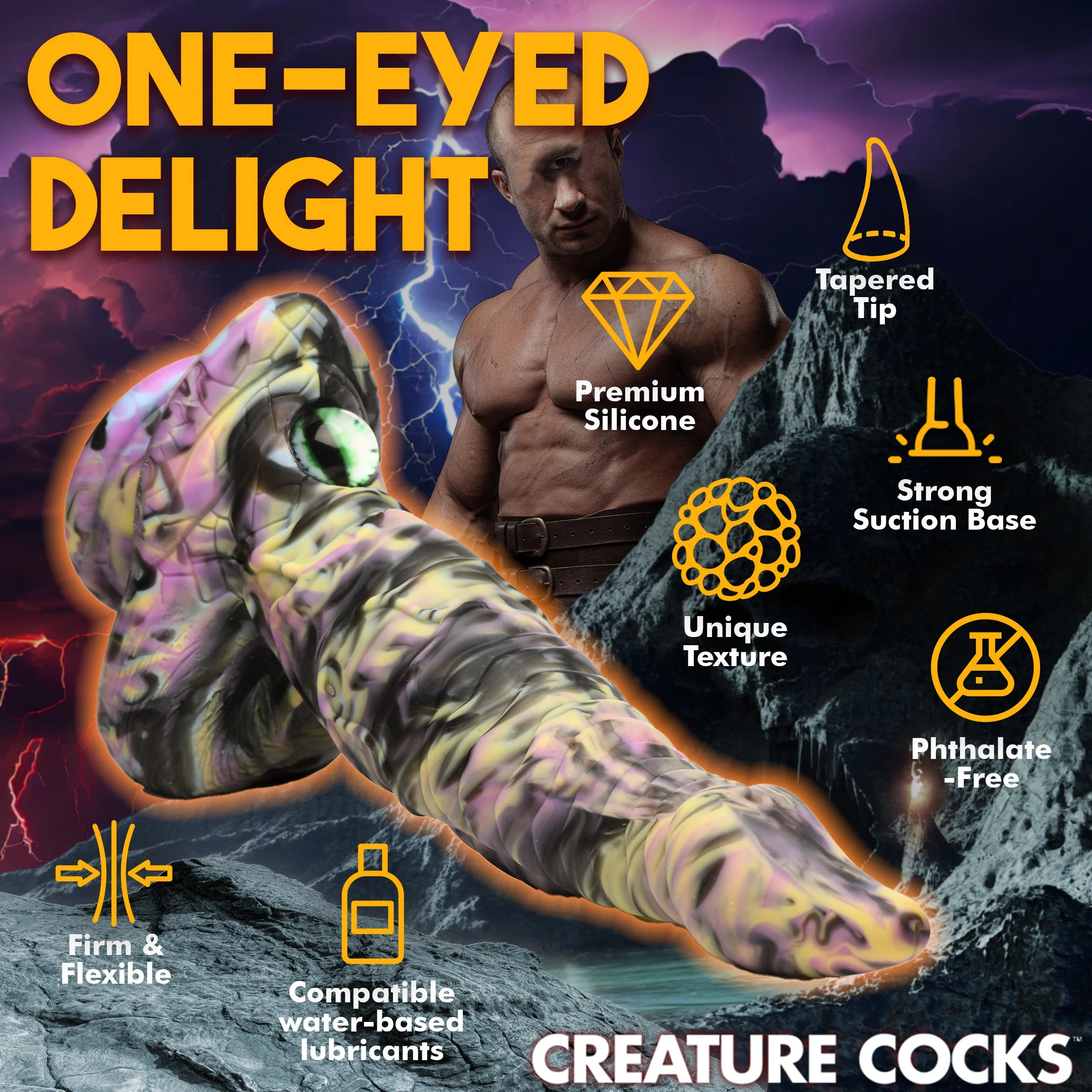 Cyclops Monster Silicone Dildo - Image 5