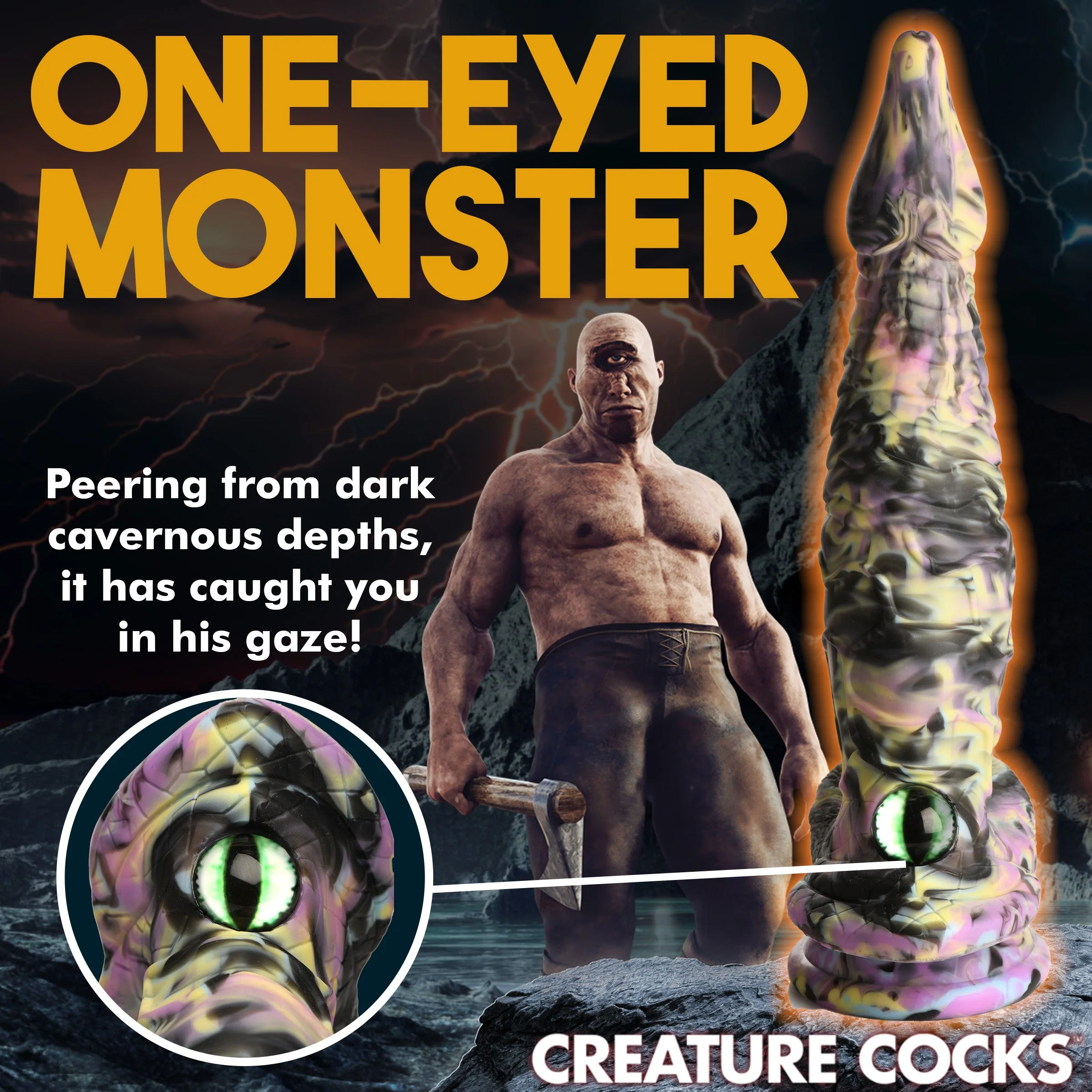 Cyclops Monster Silicone Dildo - Image 7
