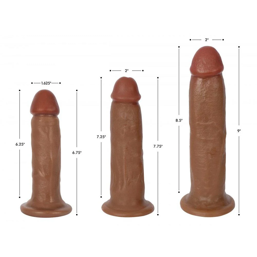 Dark Bareskin Dildo - Image 4