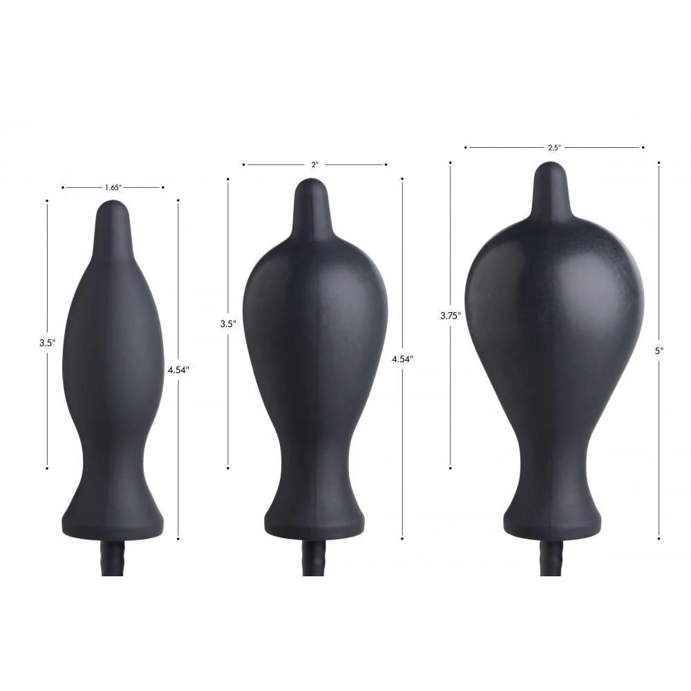 Dark Inflator Silicone Inflatable Anal Plug - Image 2