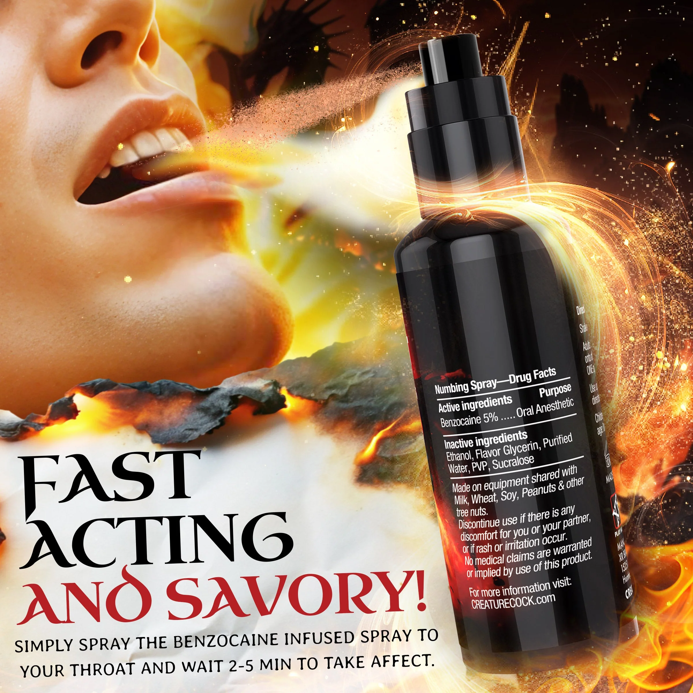 Deep Throat Cinnamon Numbing Spray - Image 5