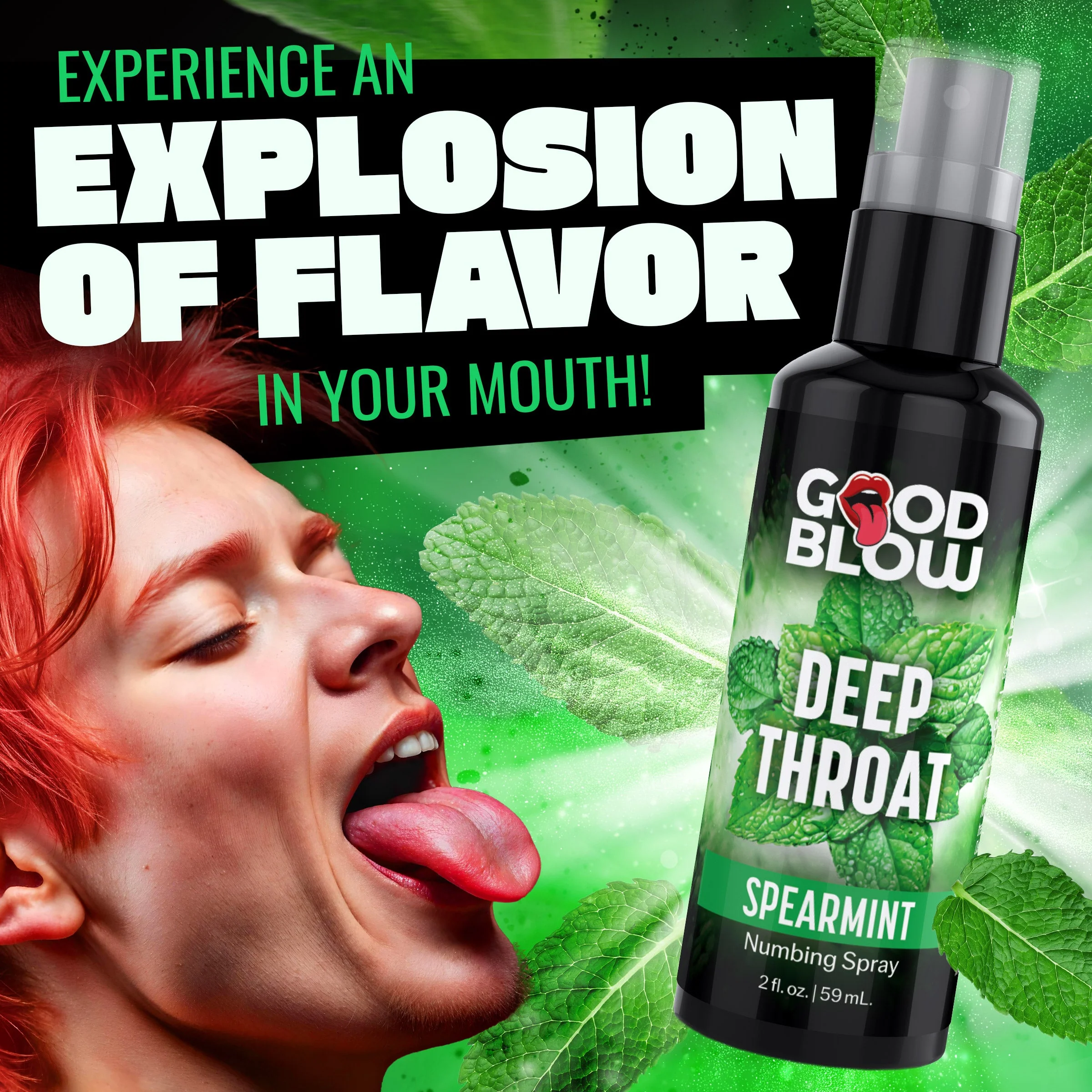 Deep Throat Mint Numbing Spray - Image 2