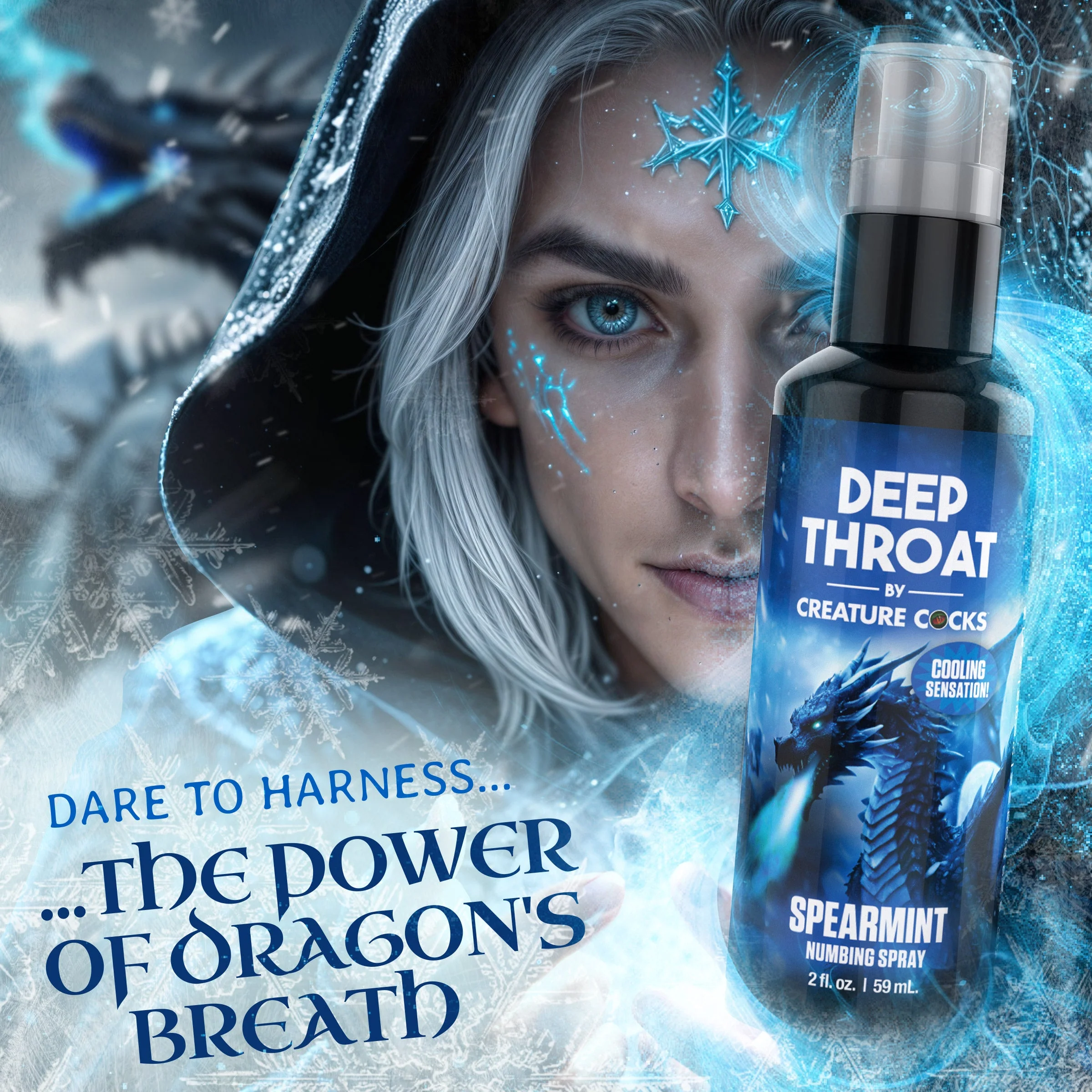 Deep Throat Spearmint Numbing Spray - Image 2