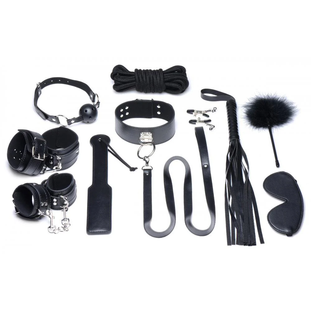 Deluxe 10 Piece Bondage Set - Image 4