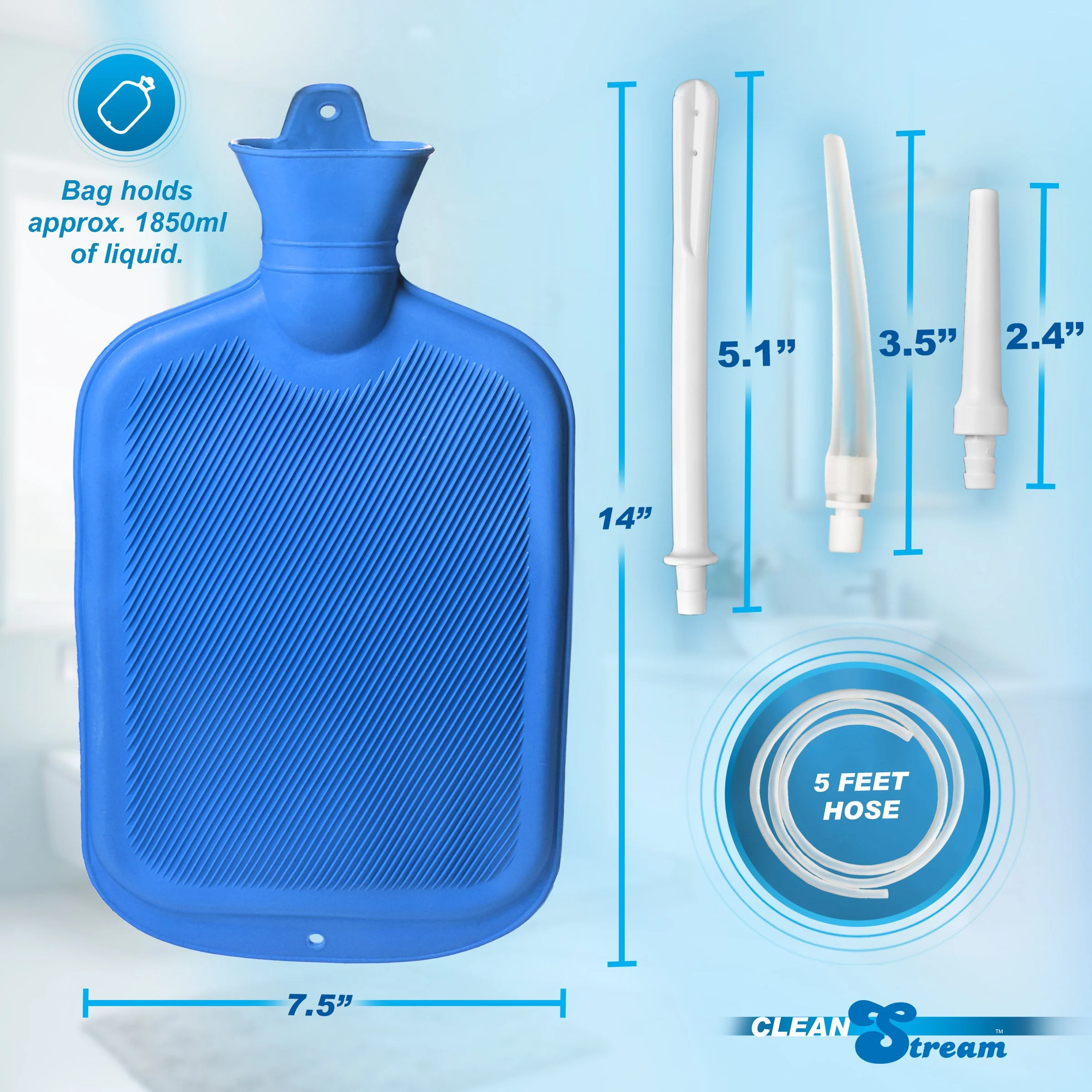Deluxe Shower Enema Kit with 5 Tips - Image 7