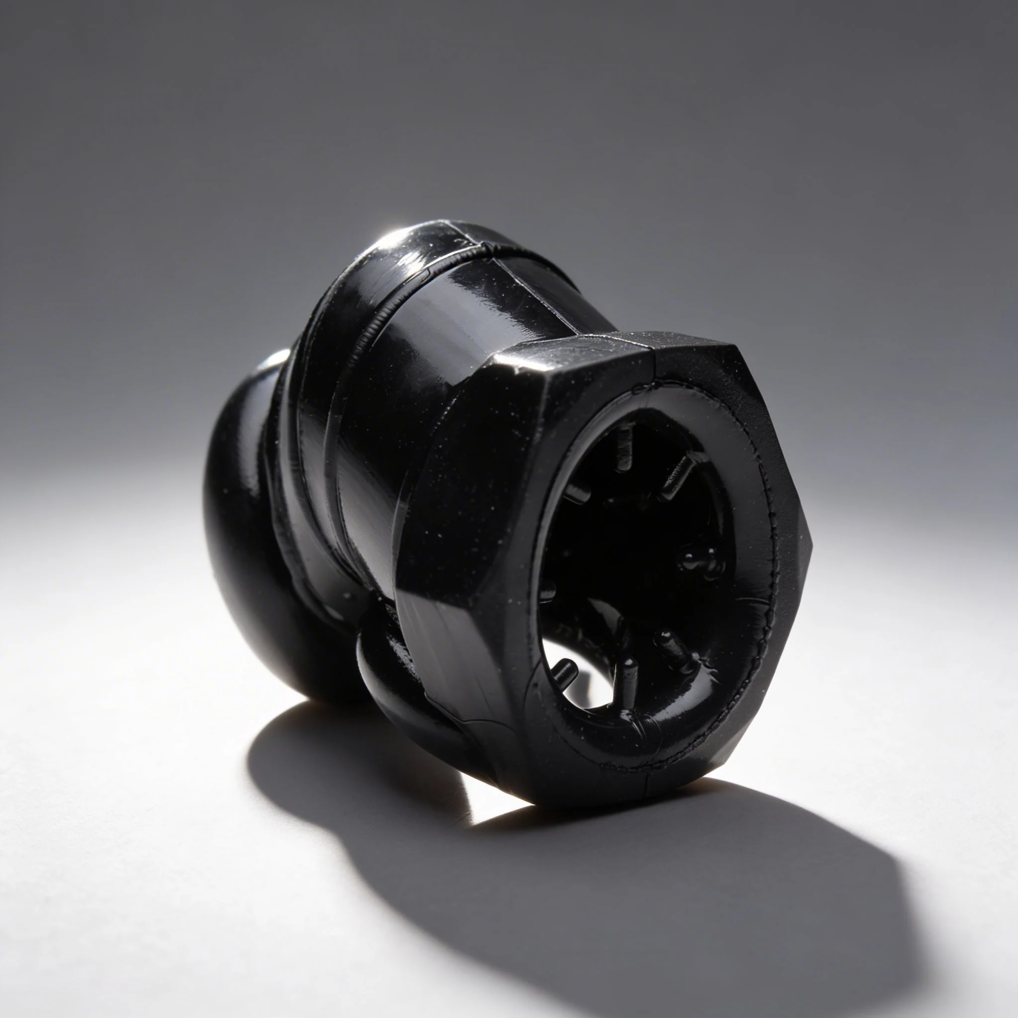 Detained - Black Restrictive Chastity Cage - Image 4