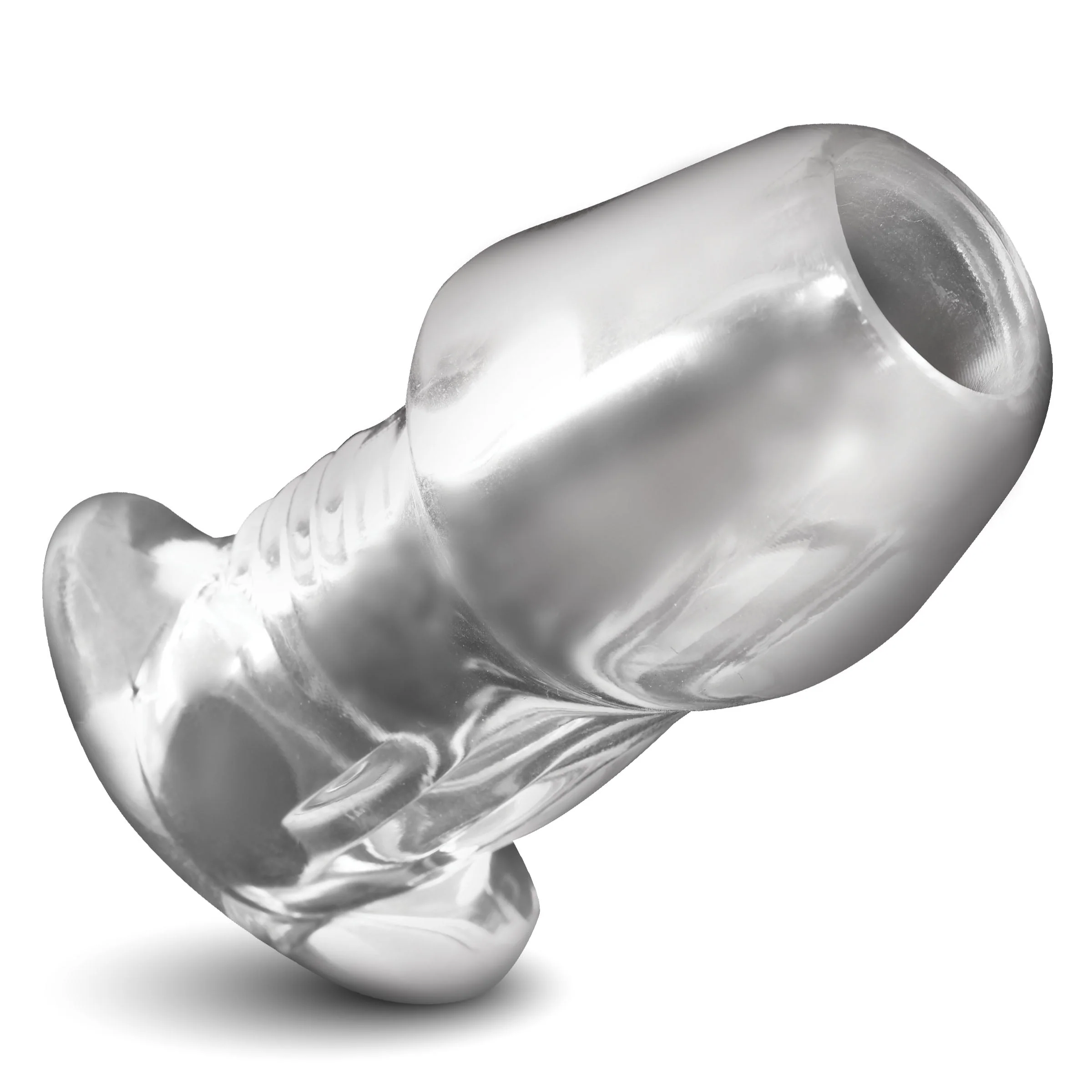 Dicked Clear Hollow Anal Plug - Image 6