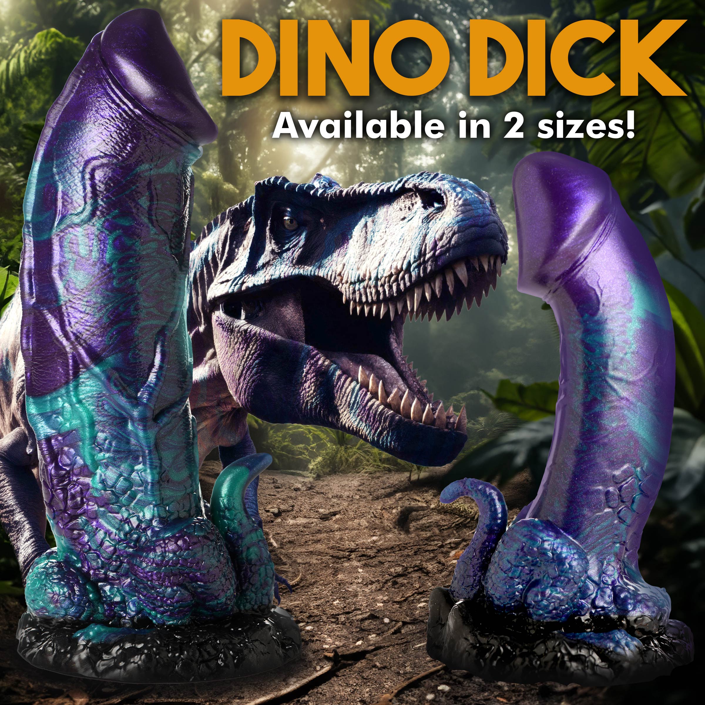 Dino-Dick Silicone Dildo - Image 2