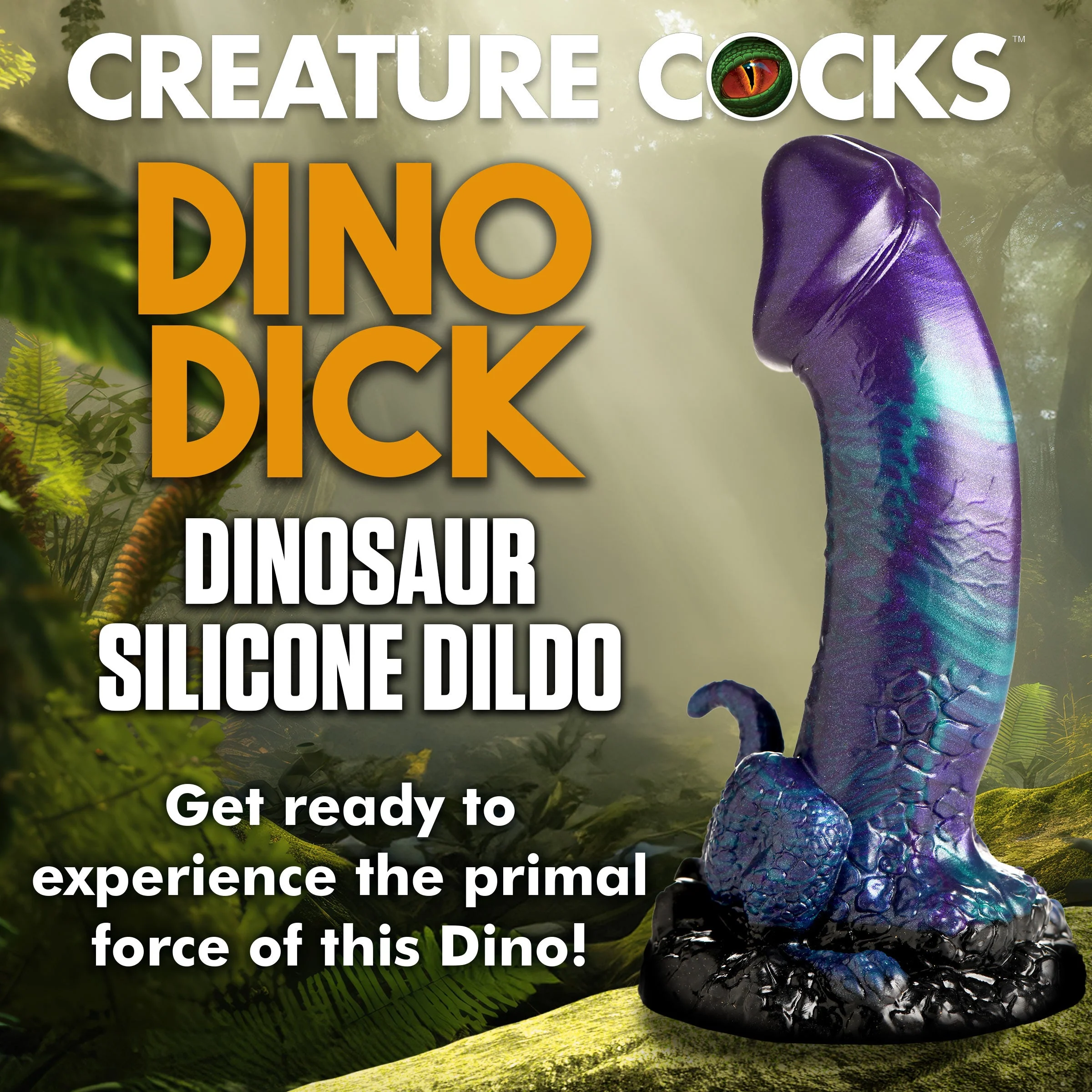 Dino-Dick Silicone Dildo - Image 3