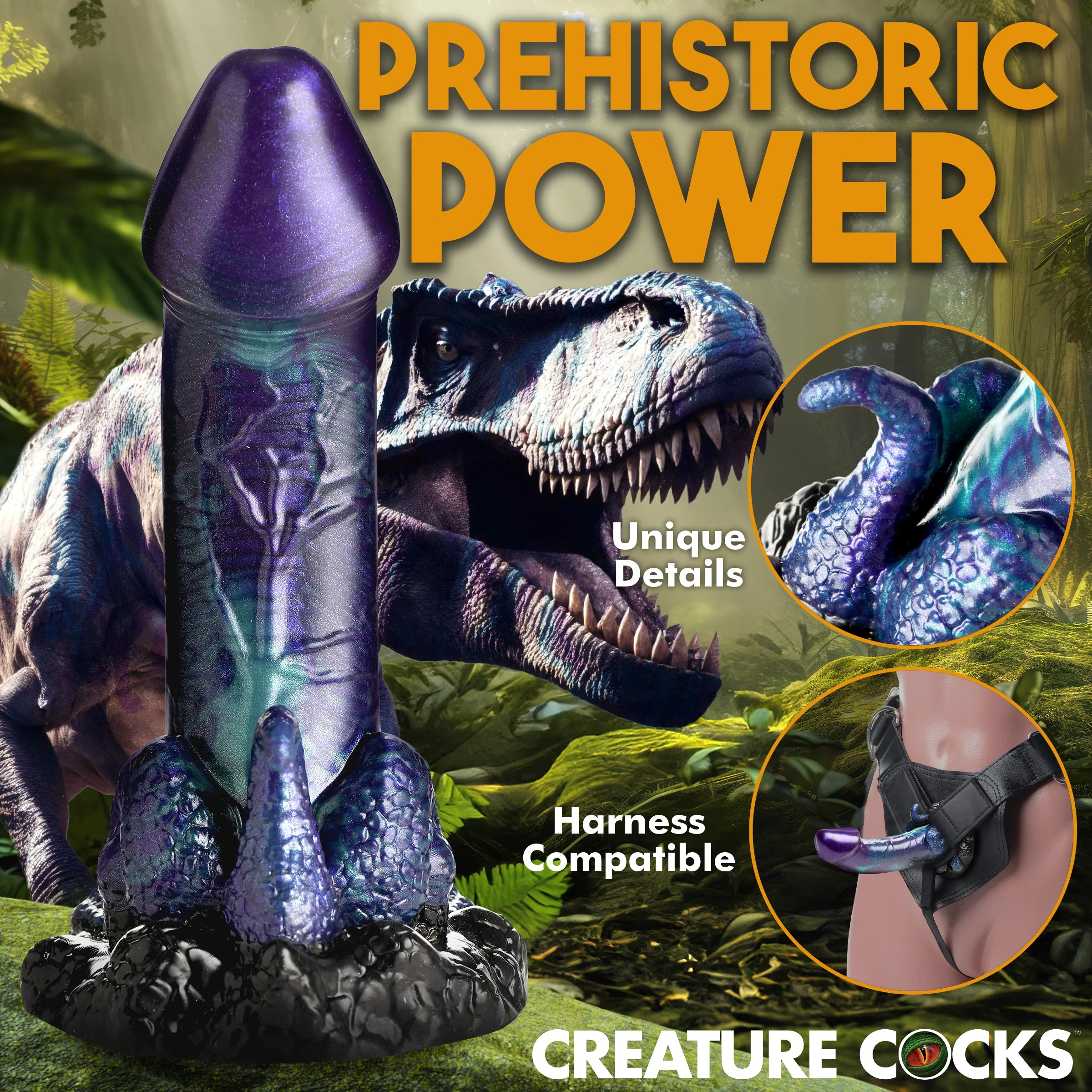 Dino-Dick Silicone Dildo - Image 6