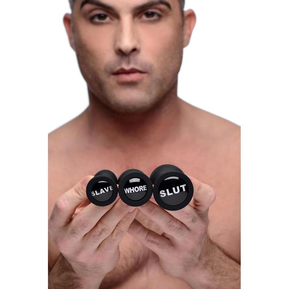 Dirty Words Anal Plug Set - Image 2