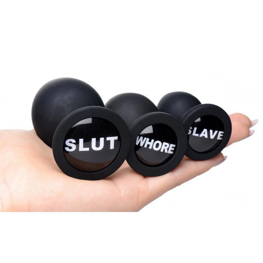 Dirty Words Anal Plug Set - Image 3