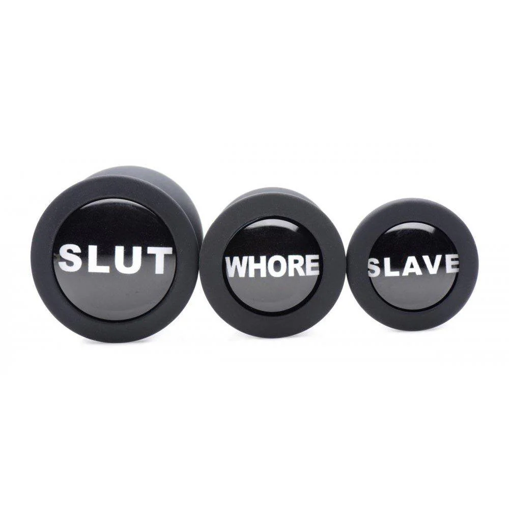 Dirty Words Anal Plug Set - Image 4