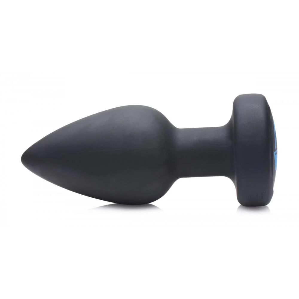 E-Stim Pro Silicone Vibrating Anal Plug with Remote Control - Image 5
