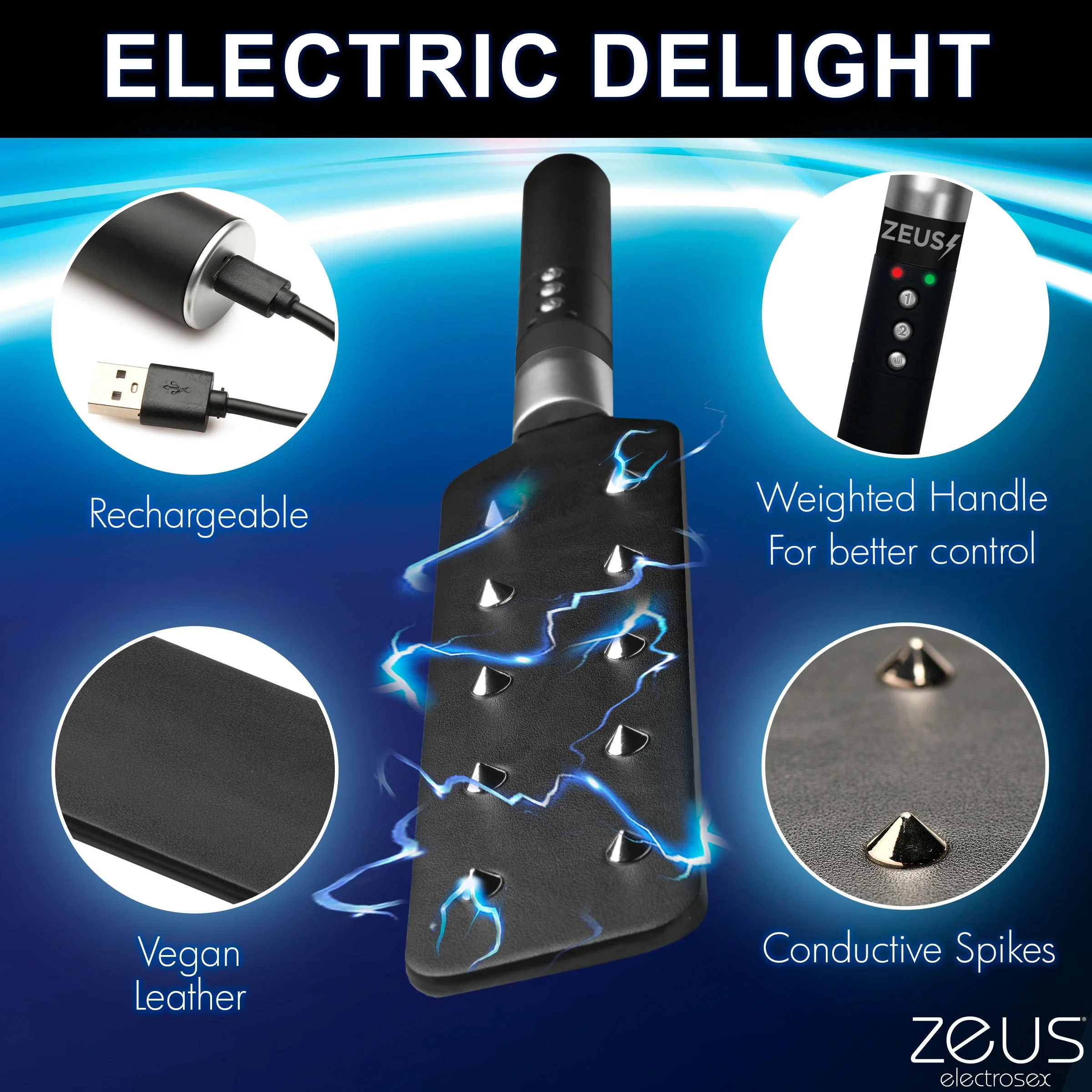 E-stim Spiked Paddle - Image 6