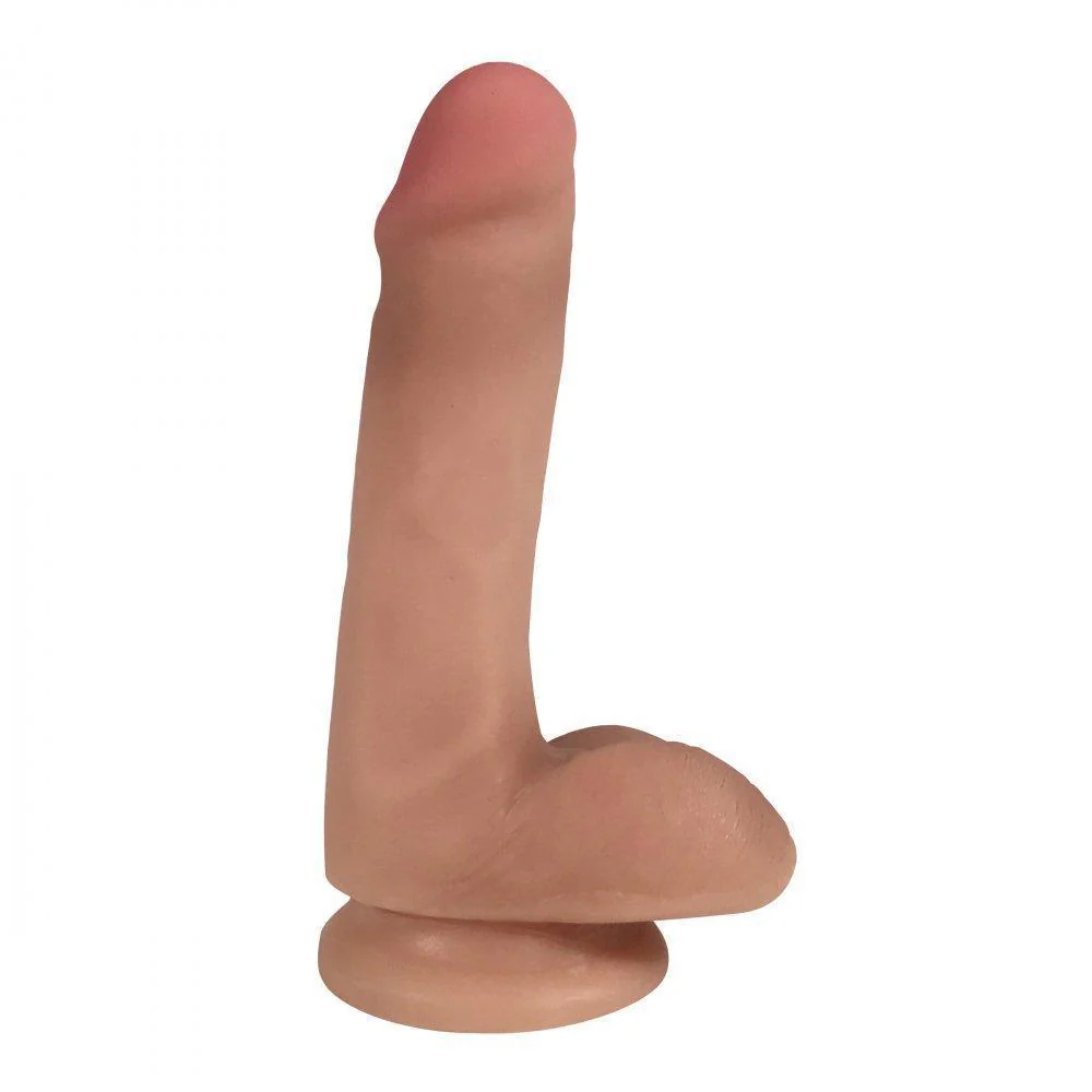 Easy Riders 6 Inch Dual Density Dildo With Balls - Image 2