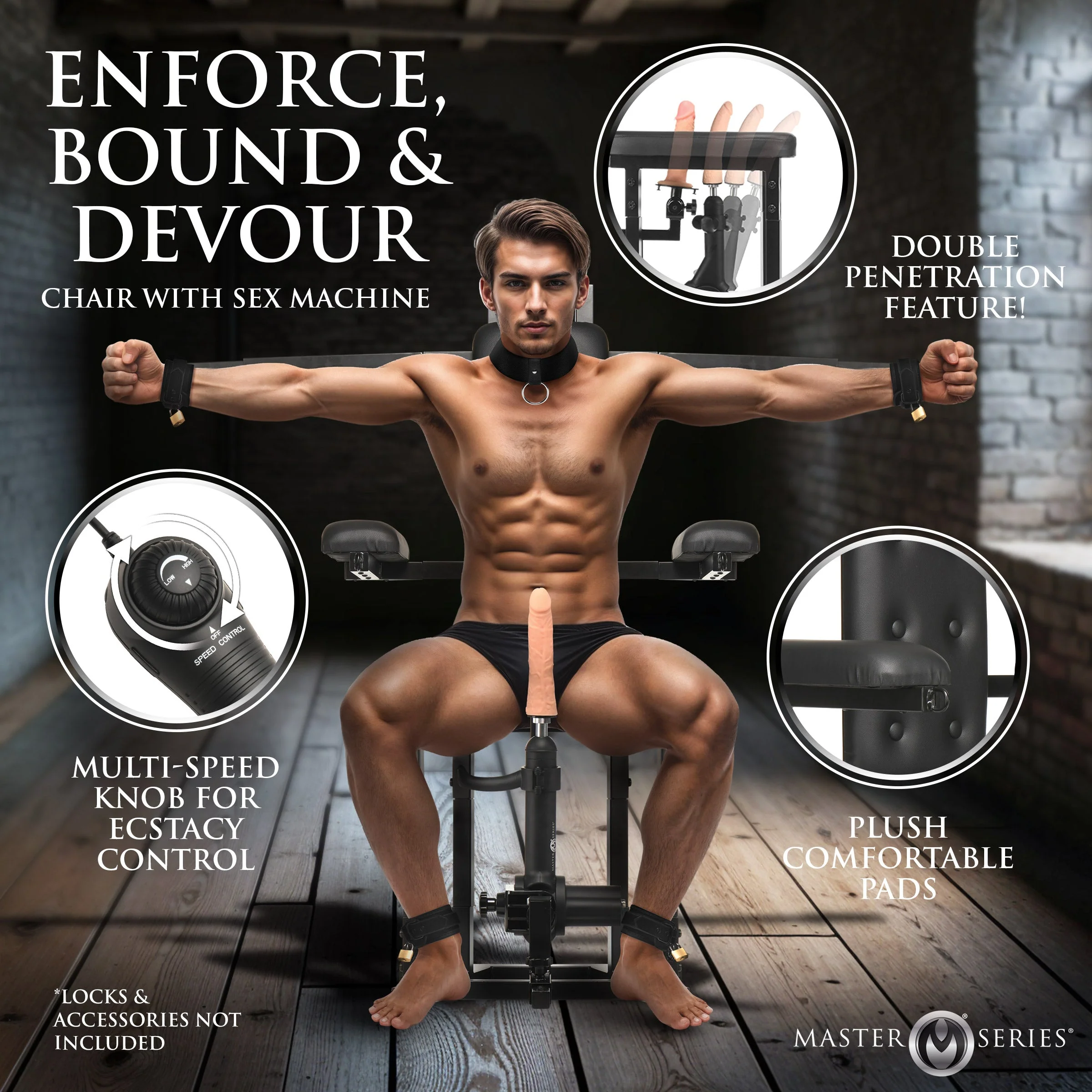 Enforcer Chair with Sex Machine - Image 3